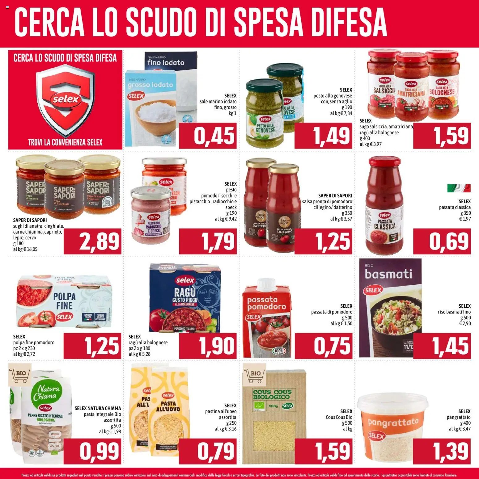 Emisfero volantino Spesa Difesa