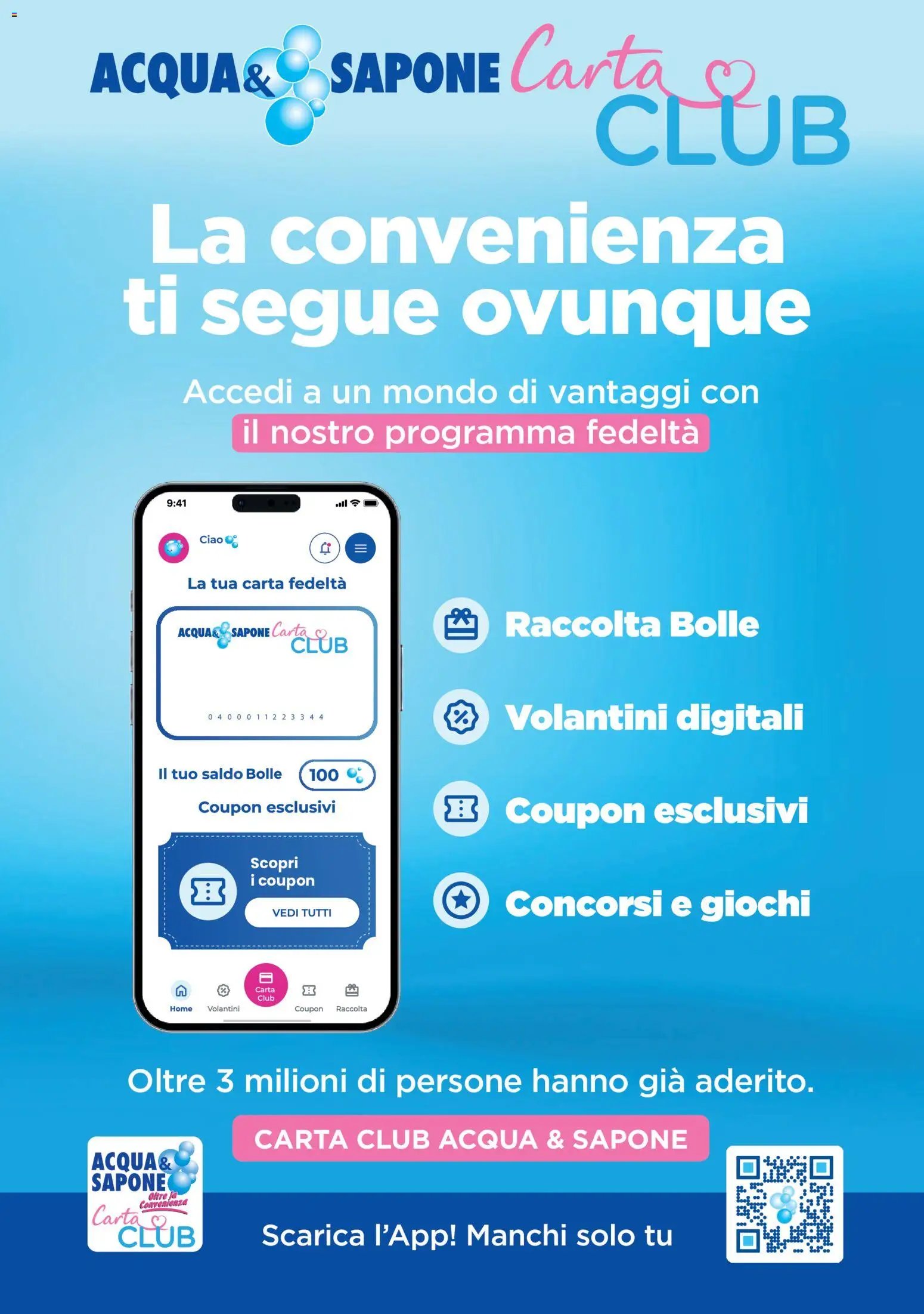 Acqua e Sapone volantino Glitter
