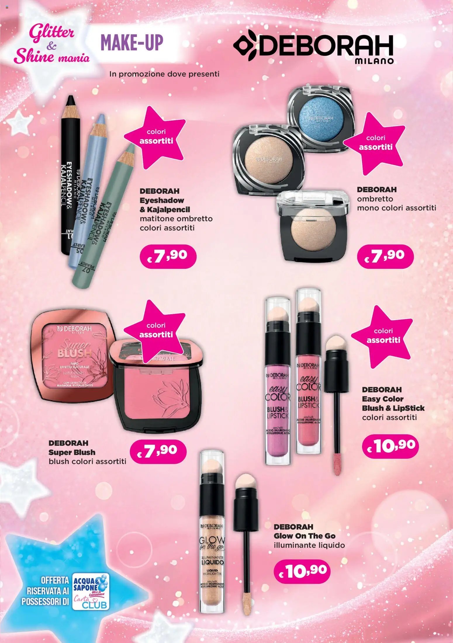 Acqua e Sapone volantino Glitter