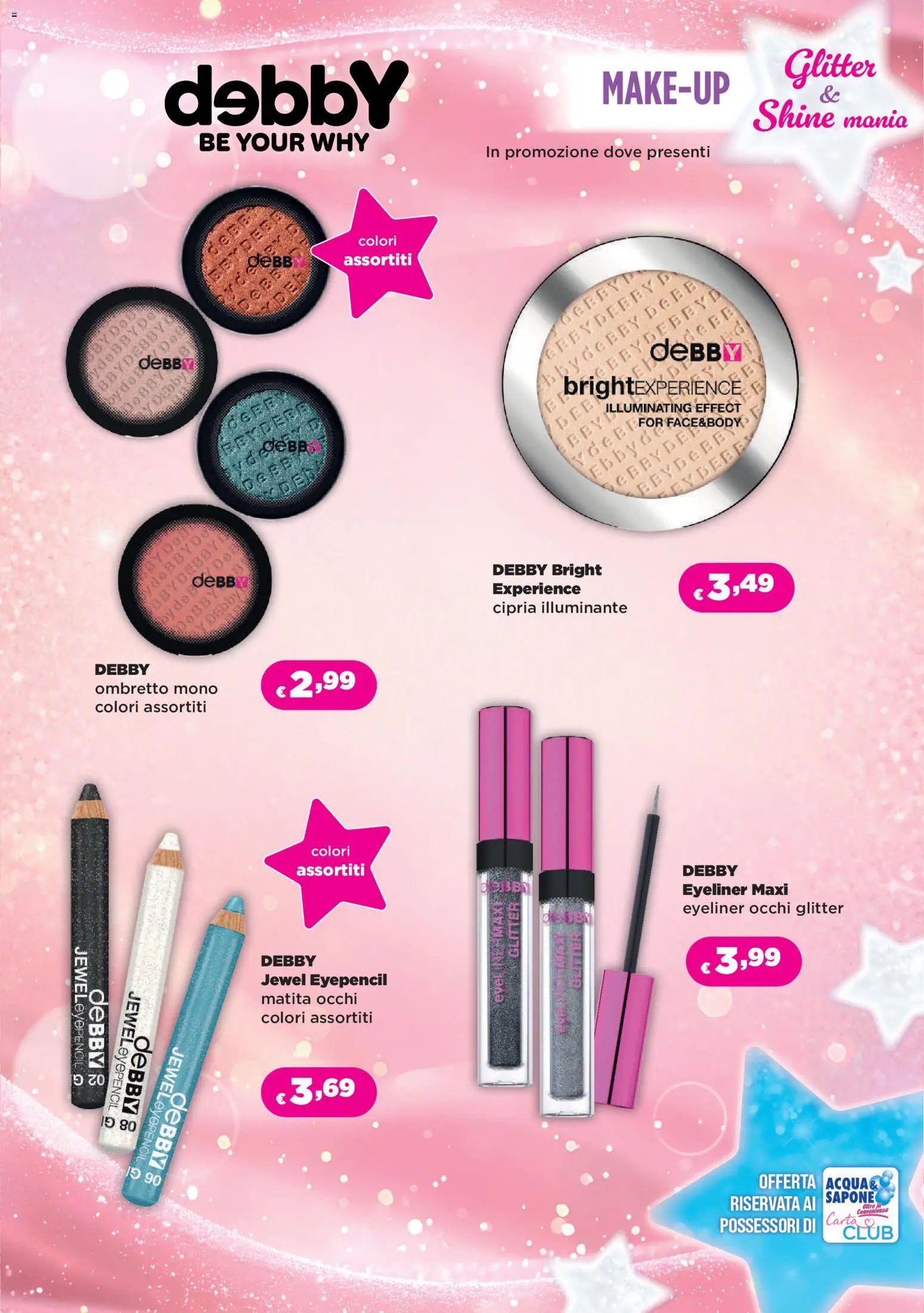 Acqua e Sapone volantino Glitter