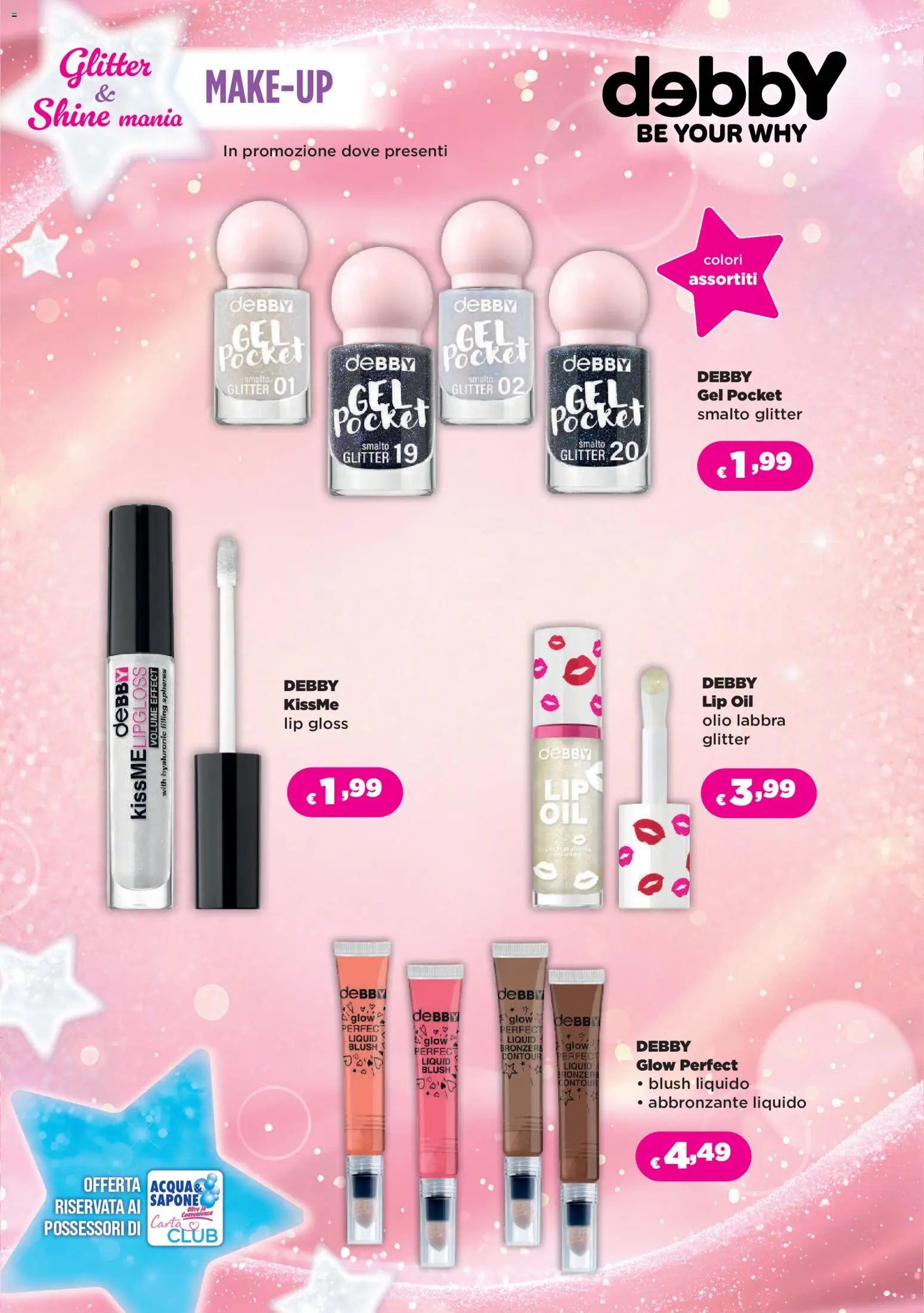 Acqua e Sapone volantino Glitter