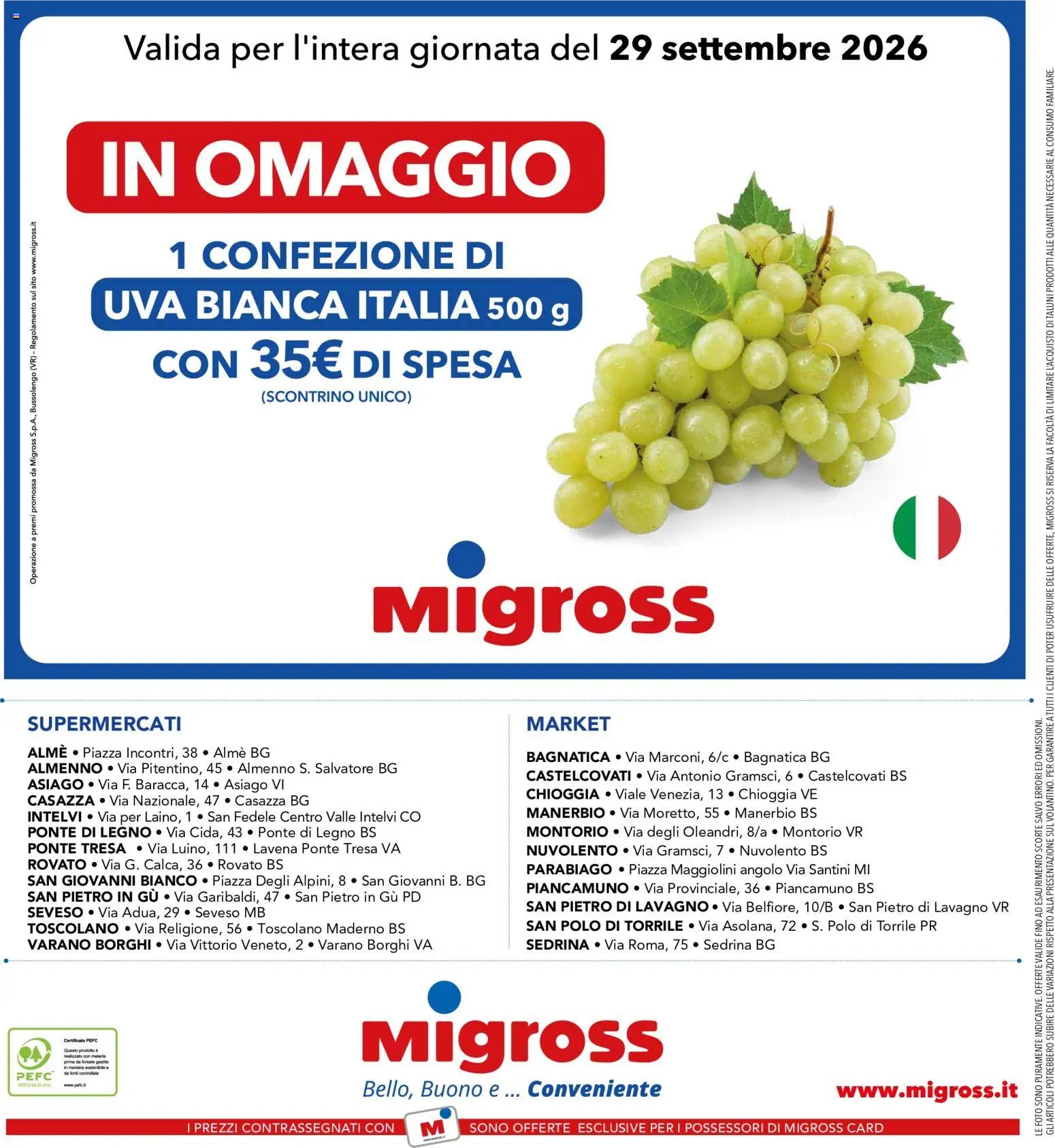 Migross volantino