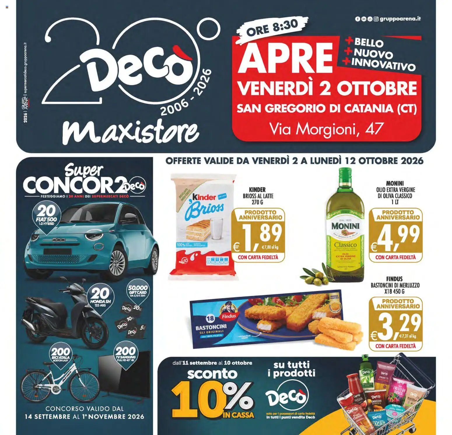 Decò volantino MaxiStore Catania