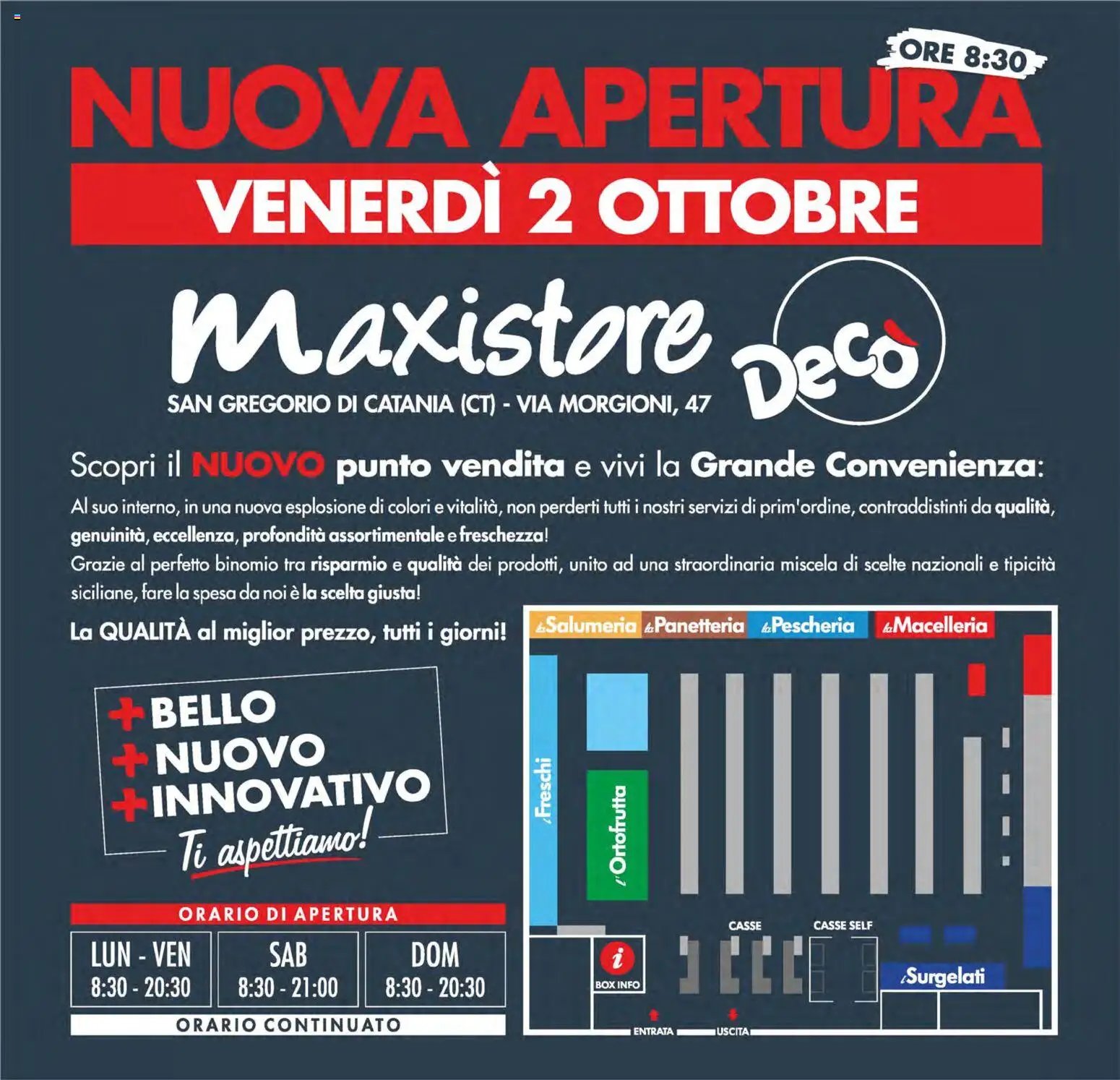 Decò volantino MaxiStore Catania