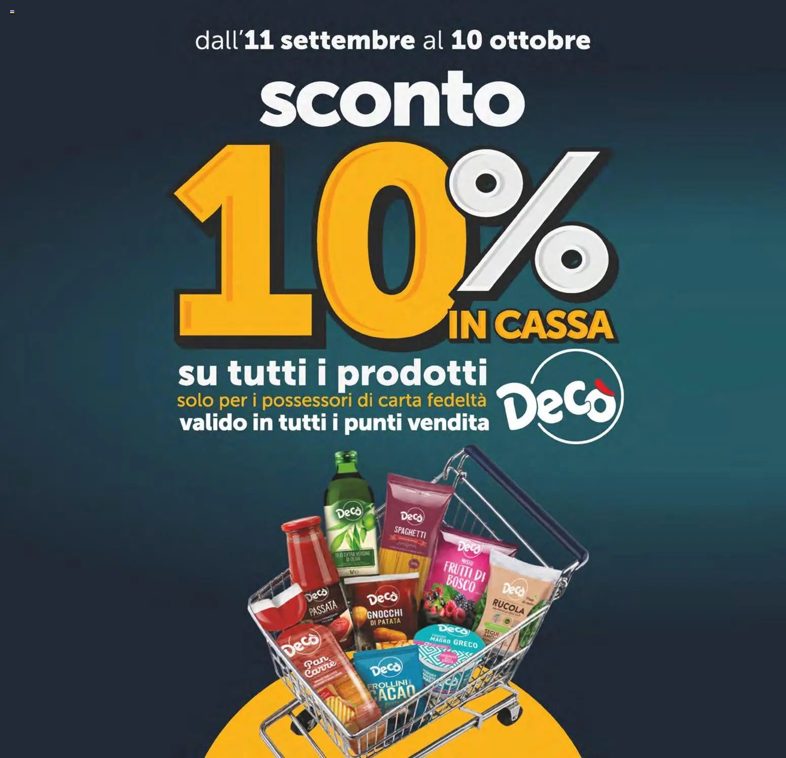 Decò volantino MaxiStore Catania