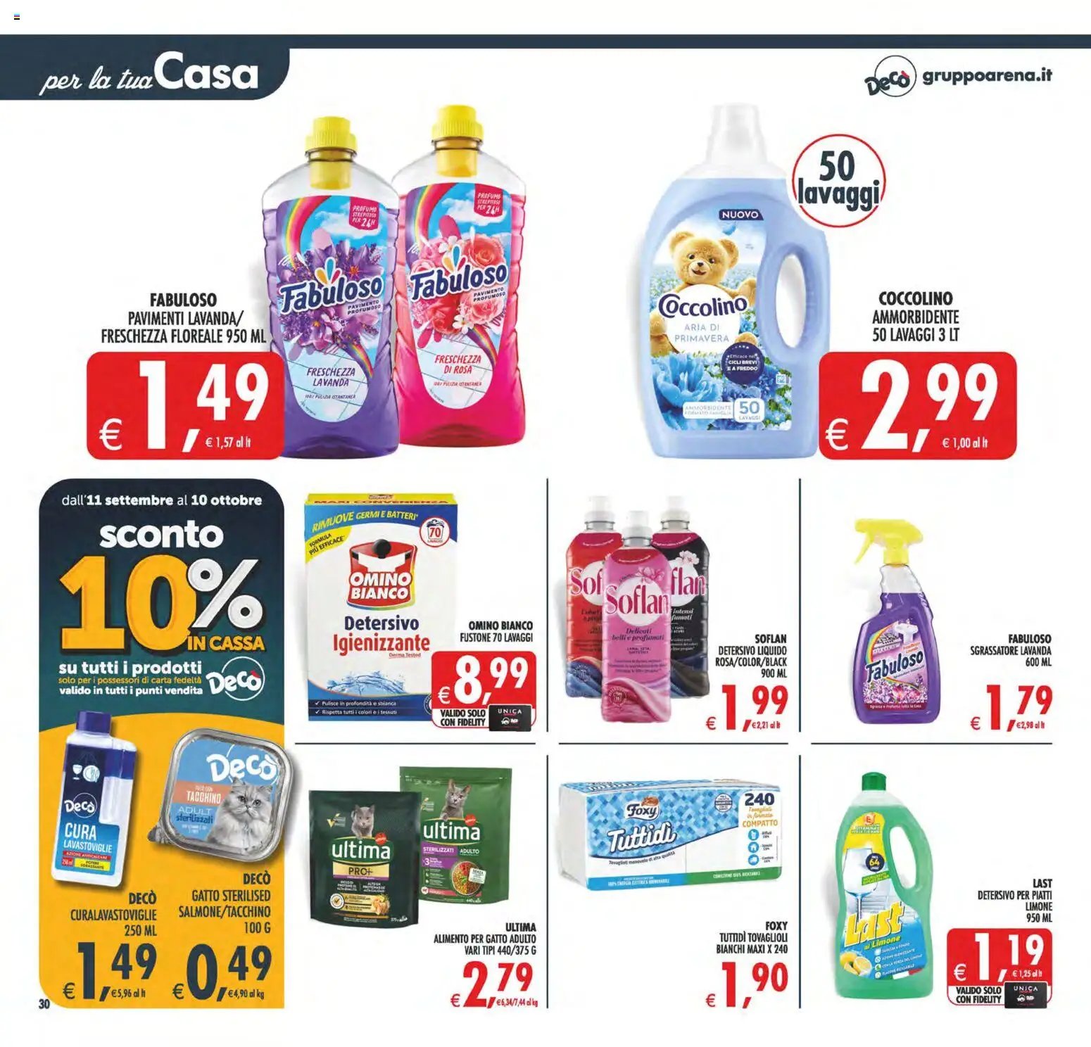 Decò volantino MaxiStore Catania