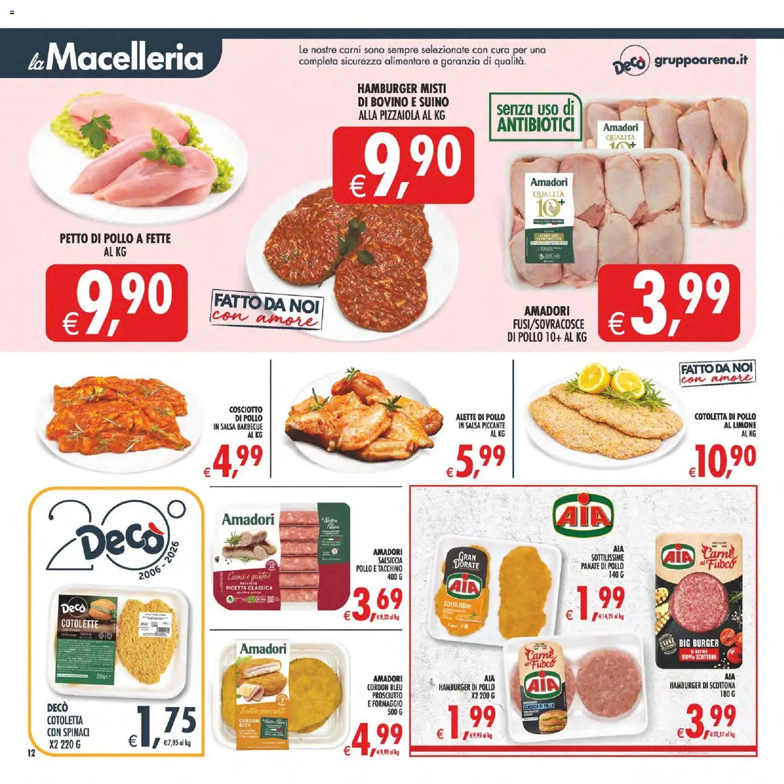 Decò volantino Maxistore, Supermercati Lipari