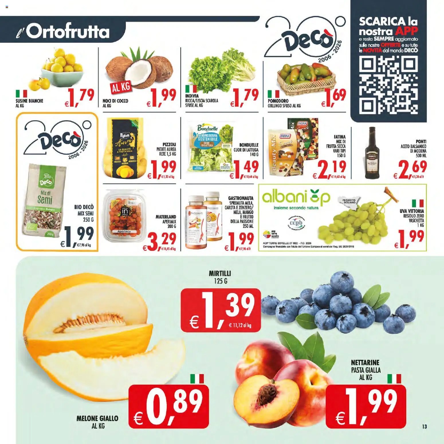 Decò volantino Maxistore, Supermercati Lipari