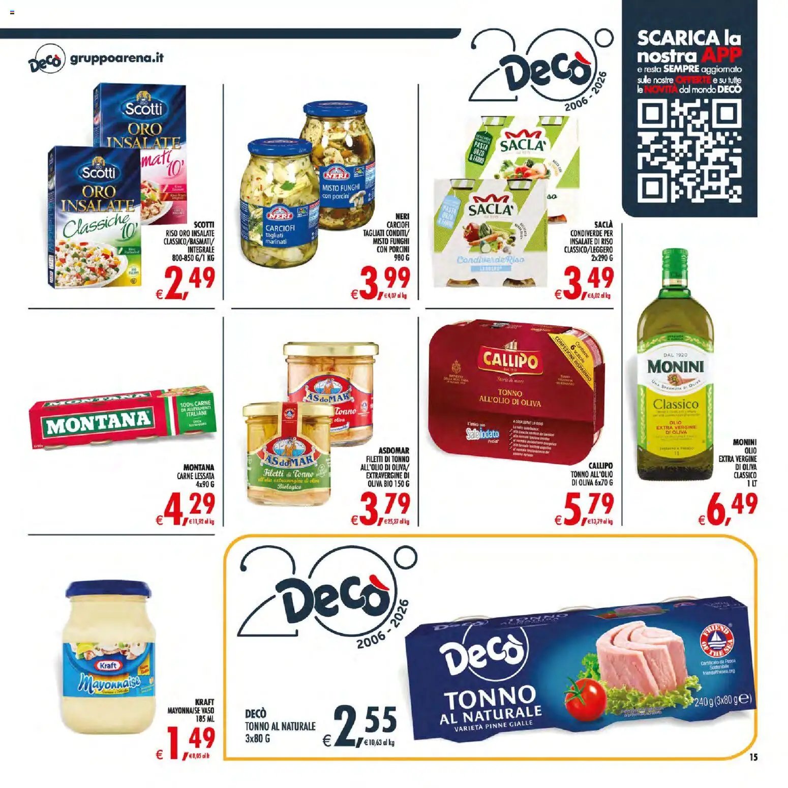 Decò volantino Maxistore, Supermercati Lipari