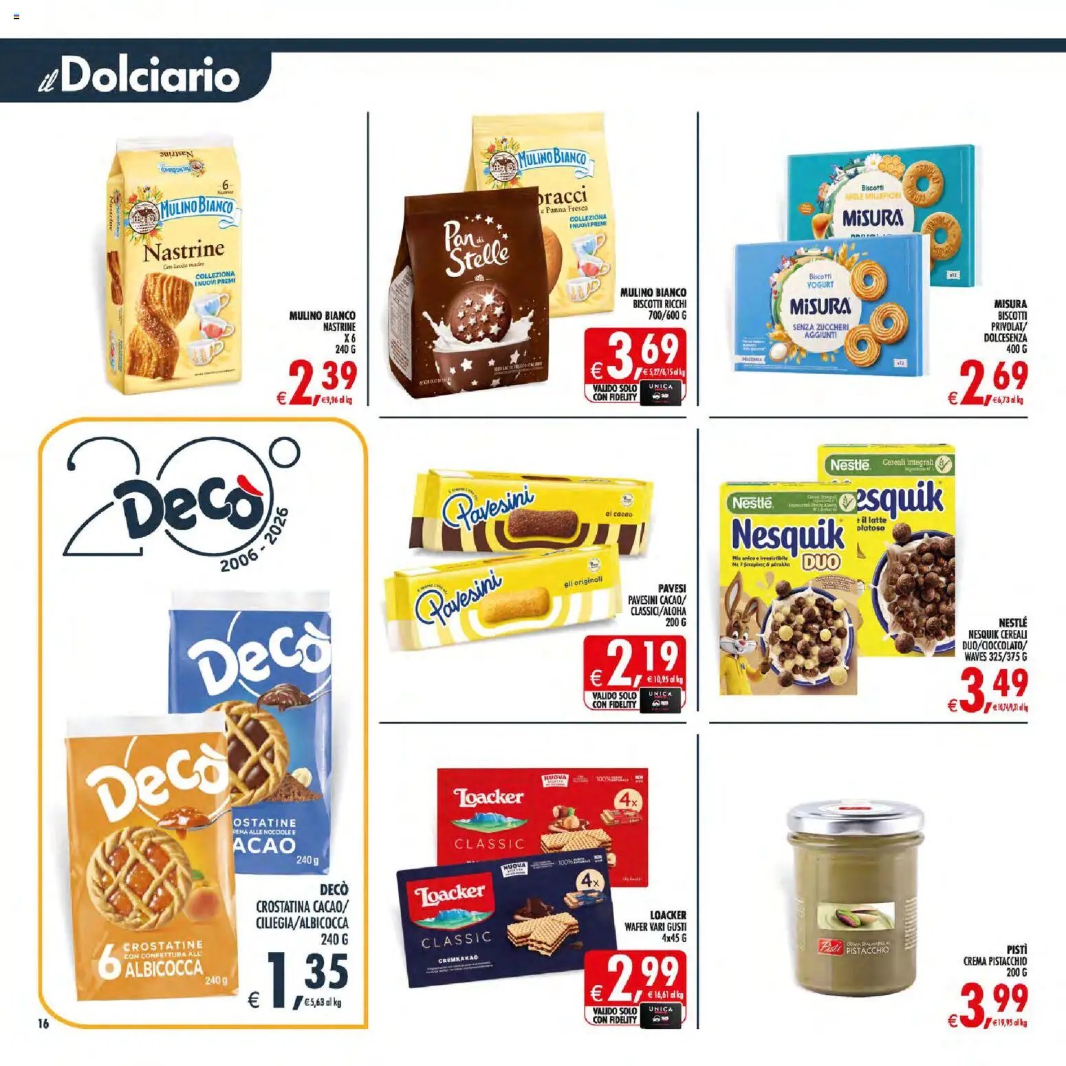 Decò volantino Maxistore, Supermercati Lipari