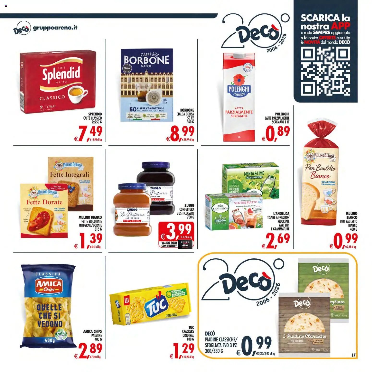 Decò volantino Maxistore, Supermercati Lipari