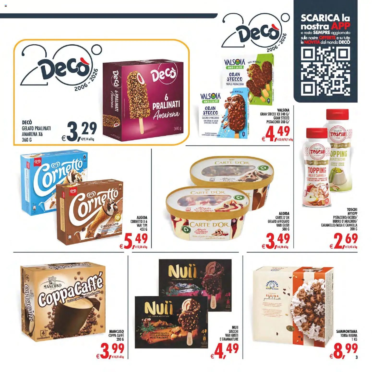 Decò volantino Maxistore, Supermercati Lipari