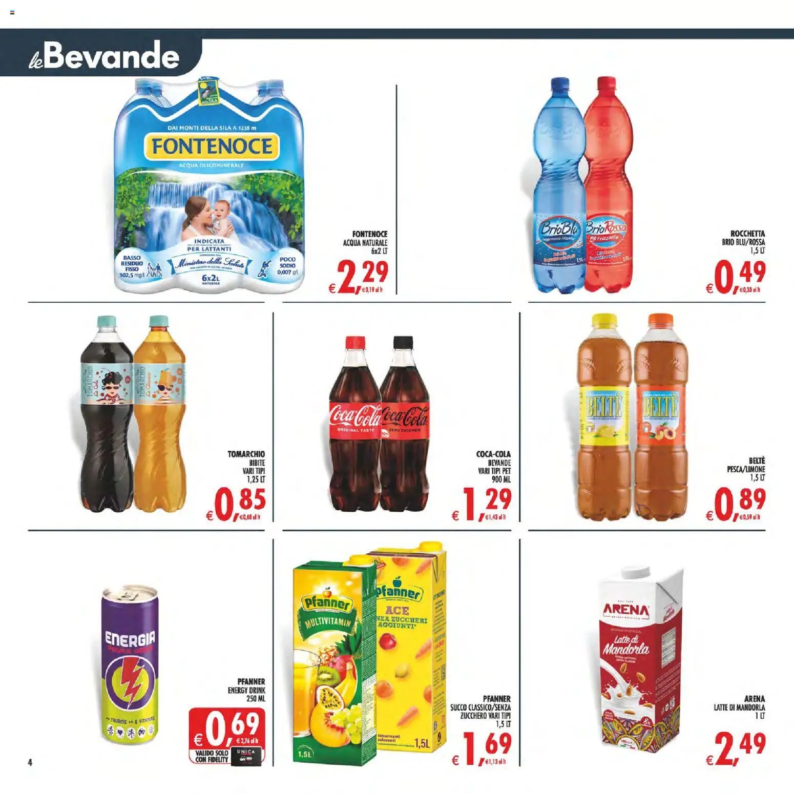 Decò volantino Maxistore, Supermercati Lipari