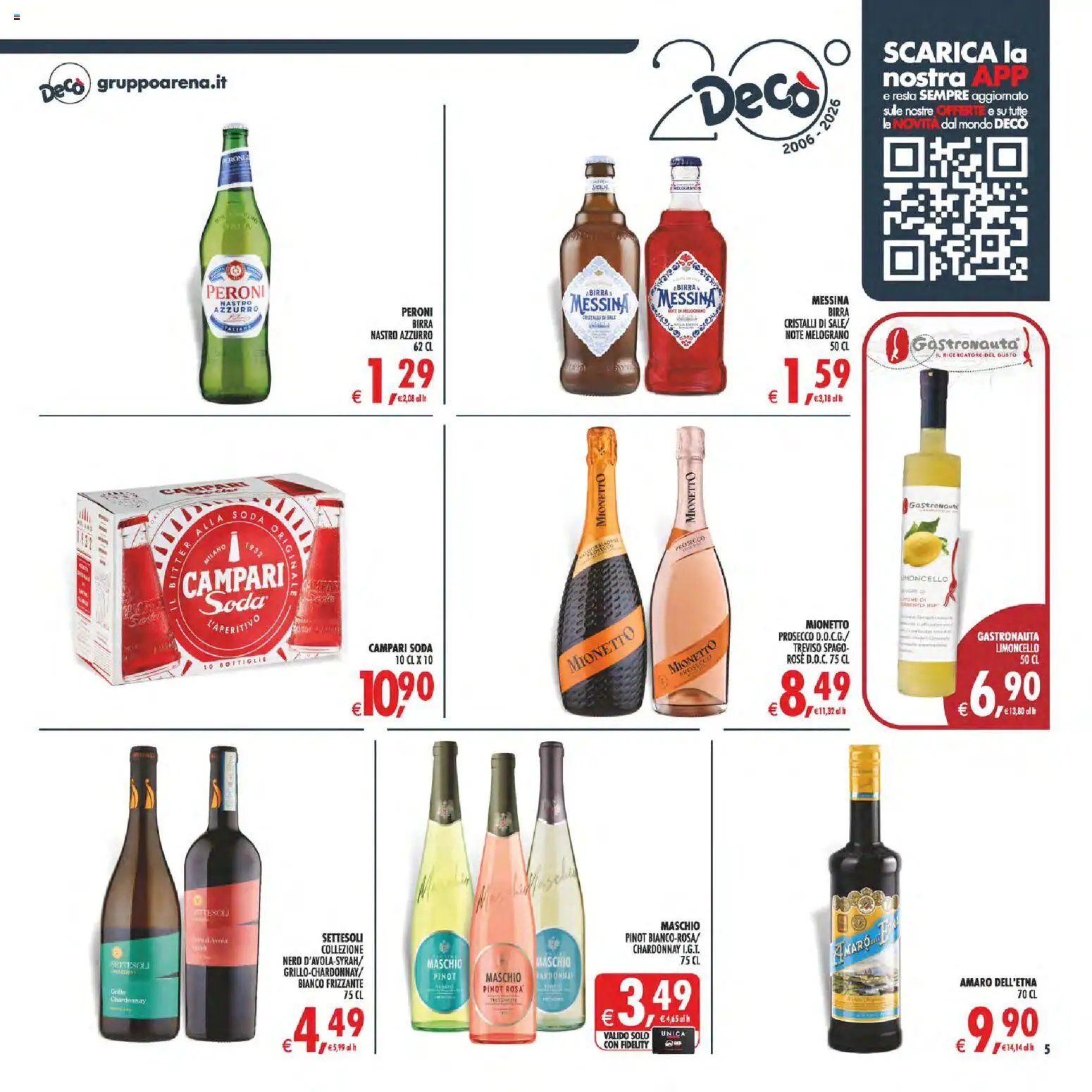 Decò volantino Maxistore, Supermercati Lipari