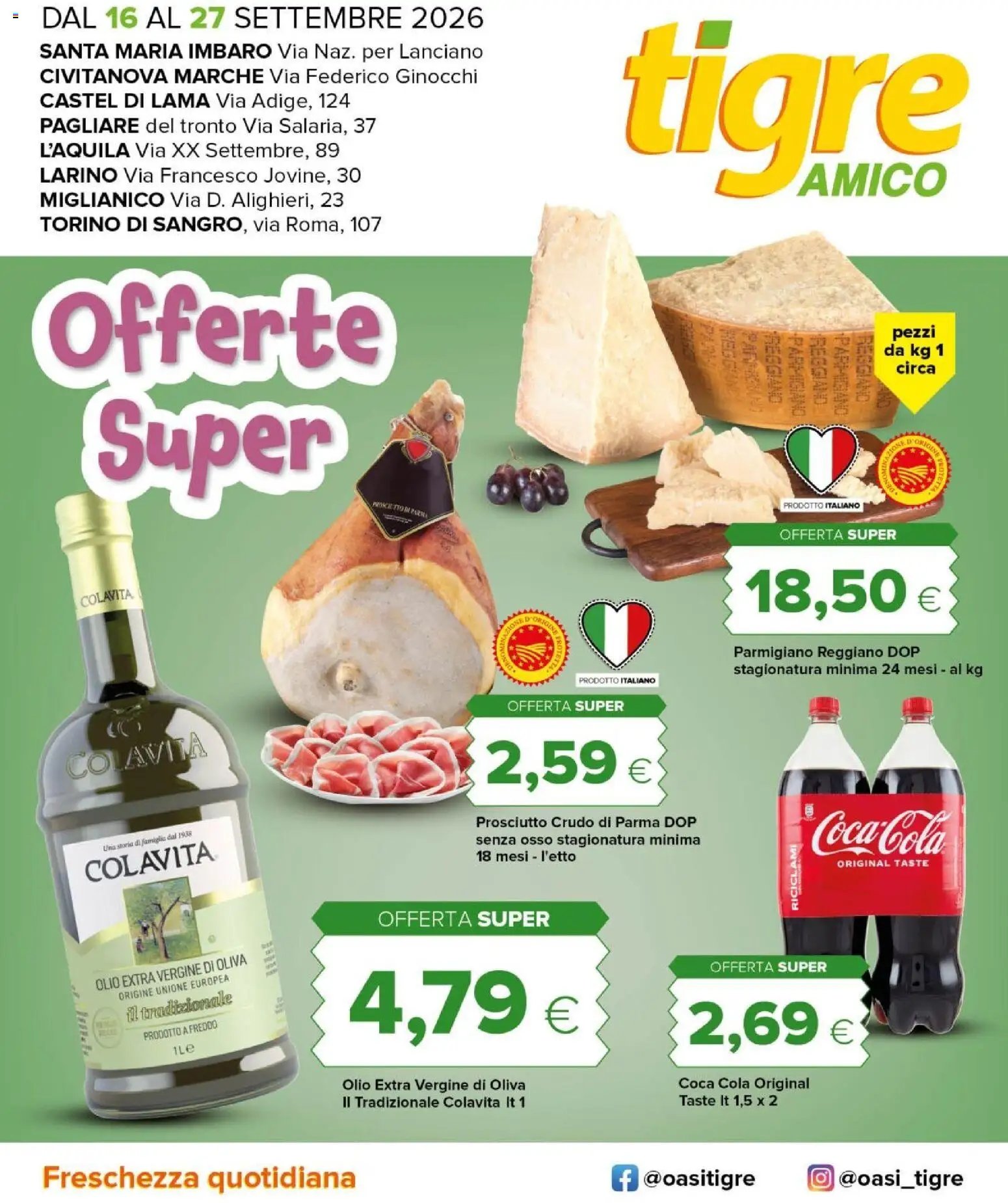 Tigre volantino Amico super