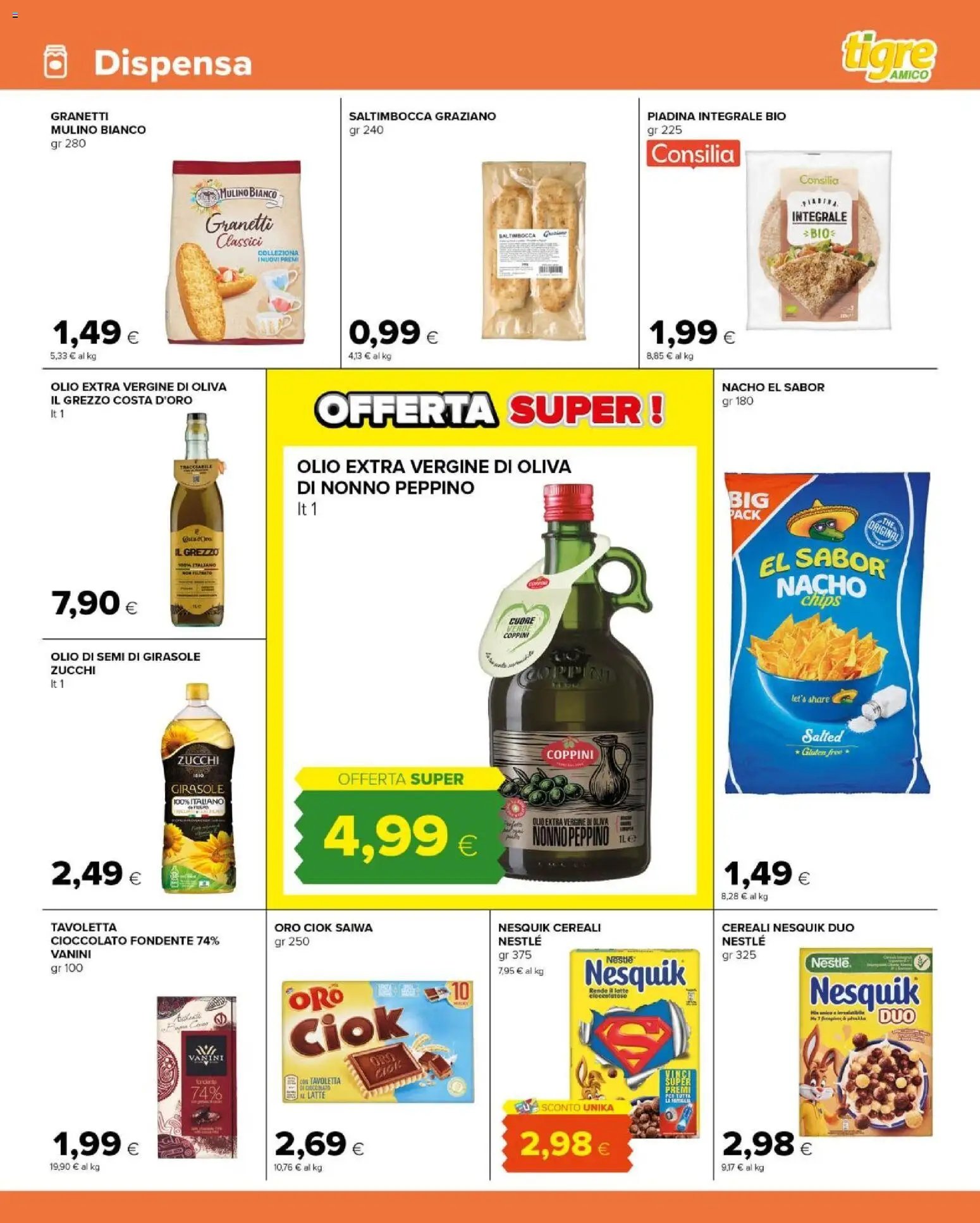 Tigre volantino Amico super