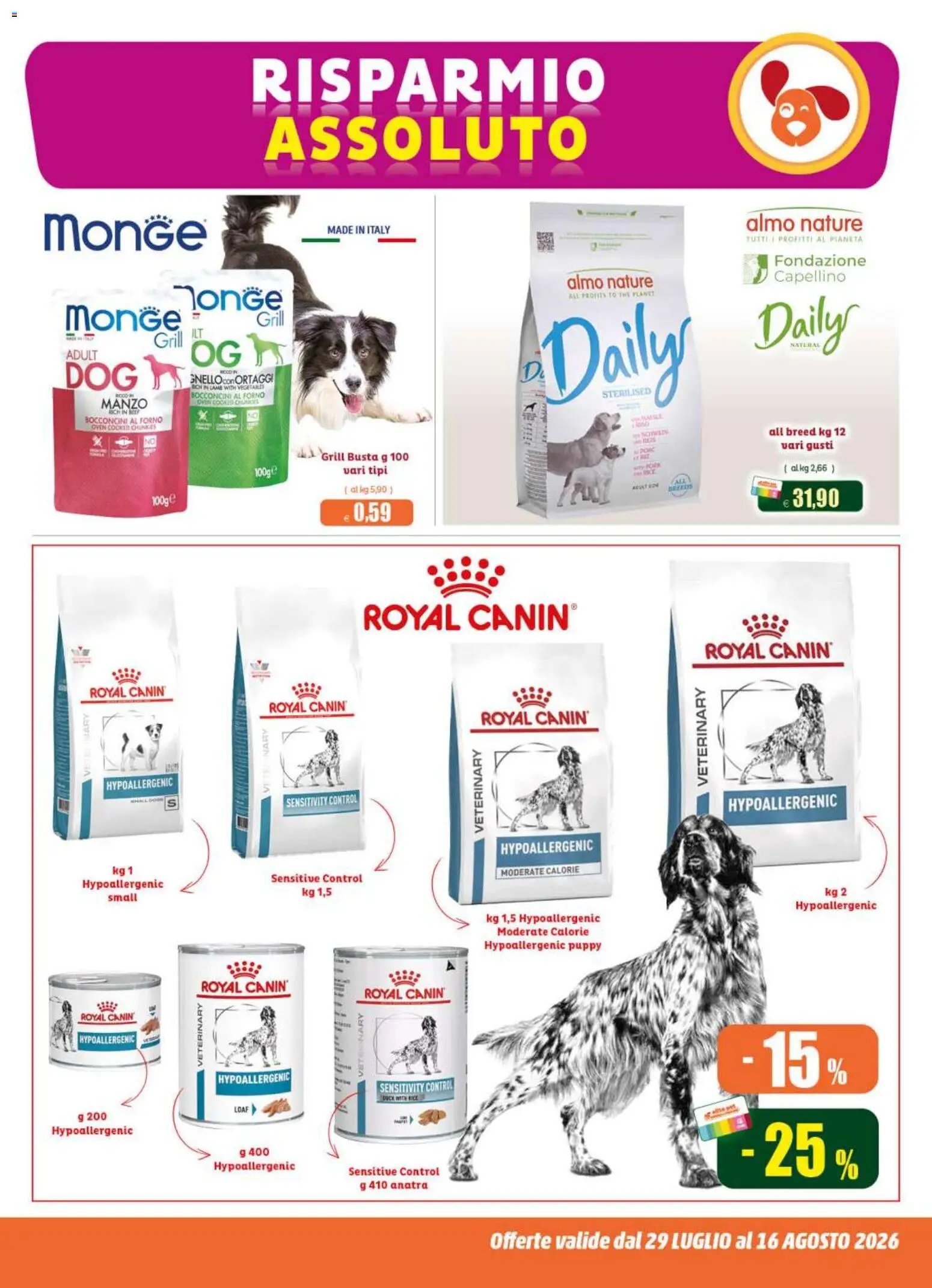 Elite Supermercati volantino Pet