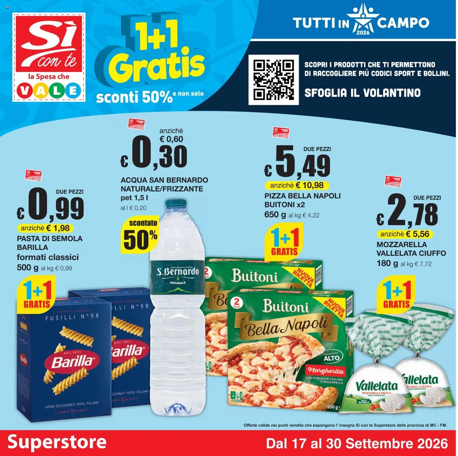 Sì con Te volantino Superstore