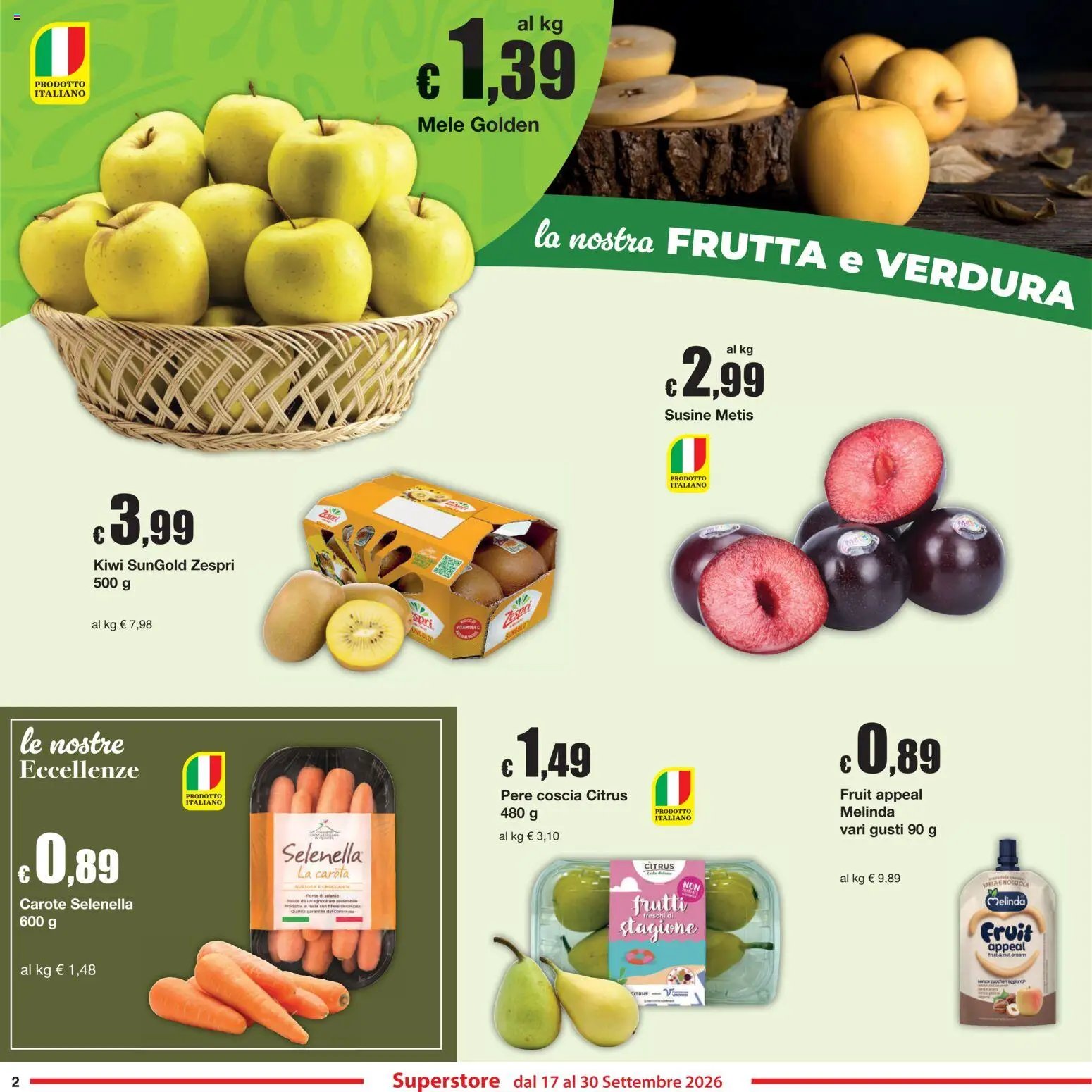 Sì con Te volantino Superstore