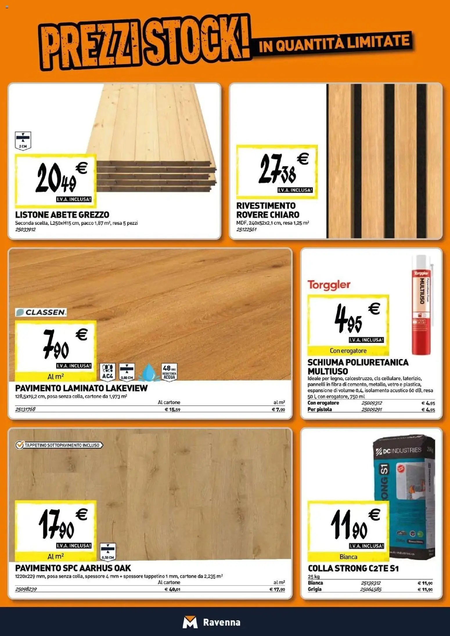TECNOMAT - Straordinari prezzi stock!