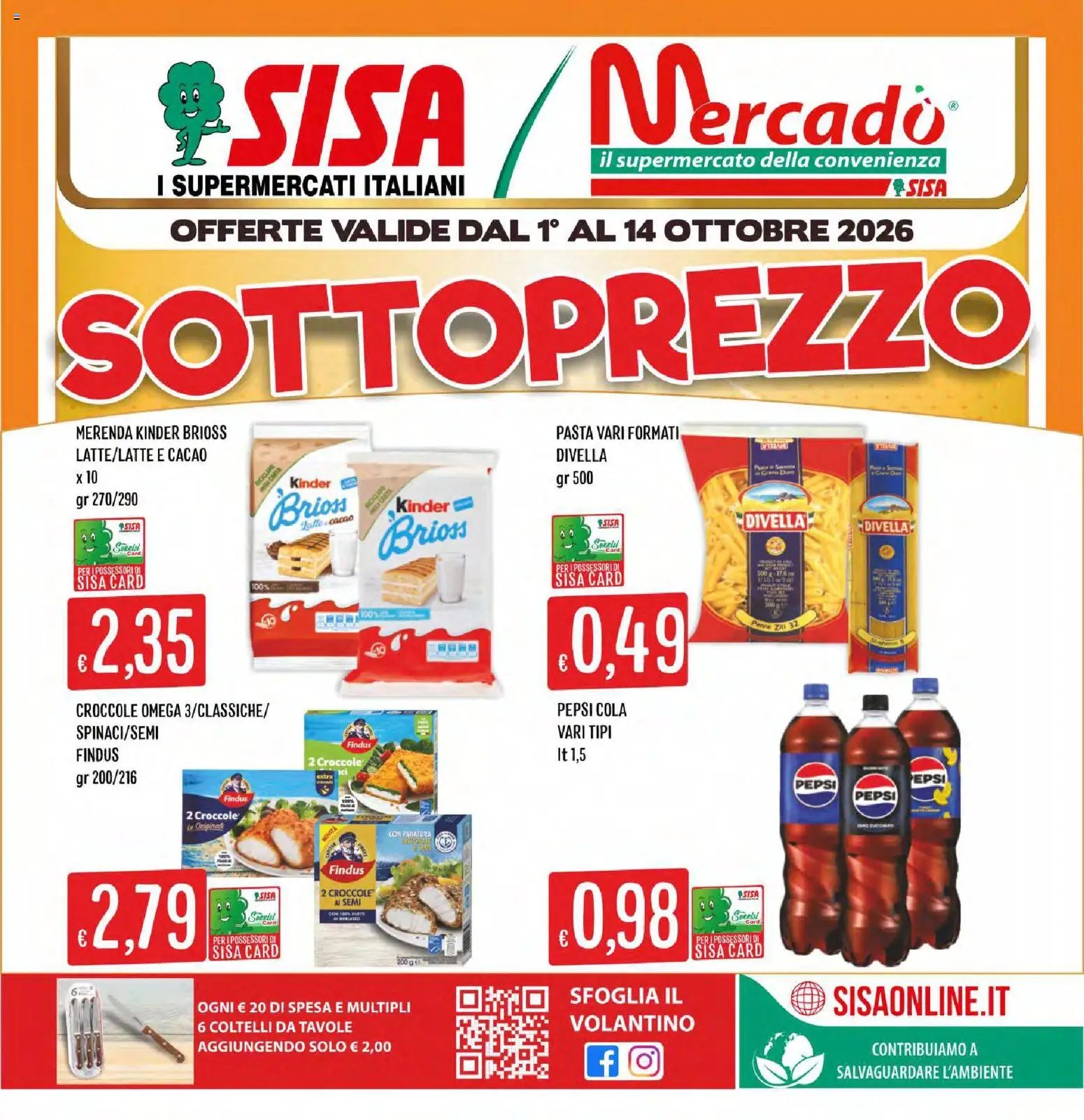 SISA volantino Mercadò