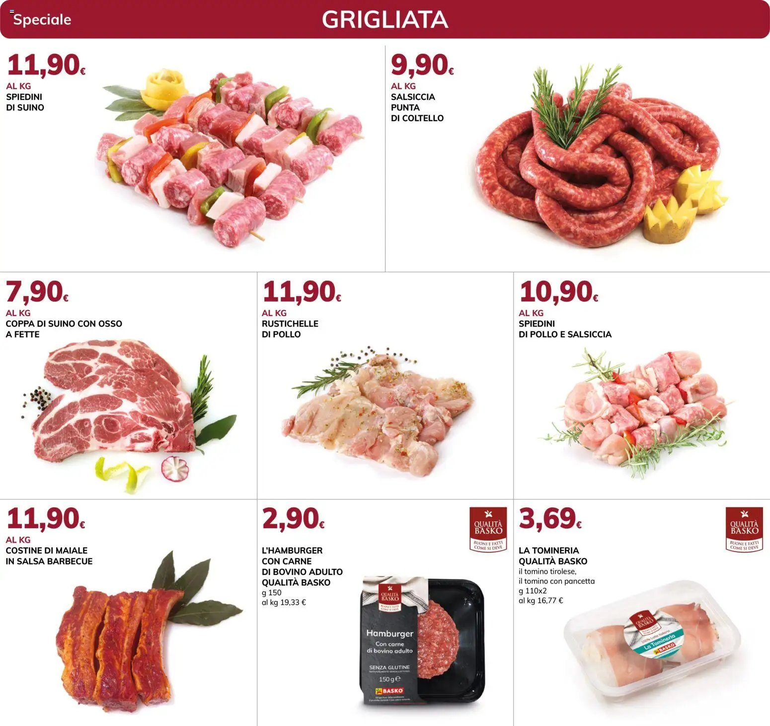 Basko volantino Grigliata