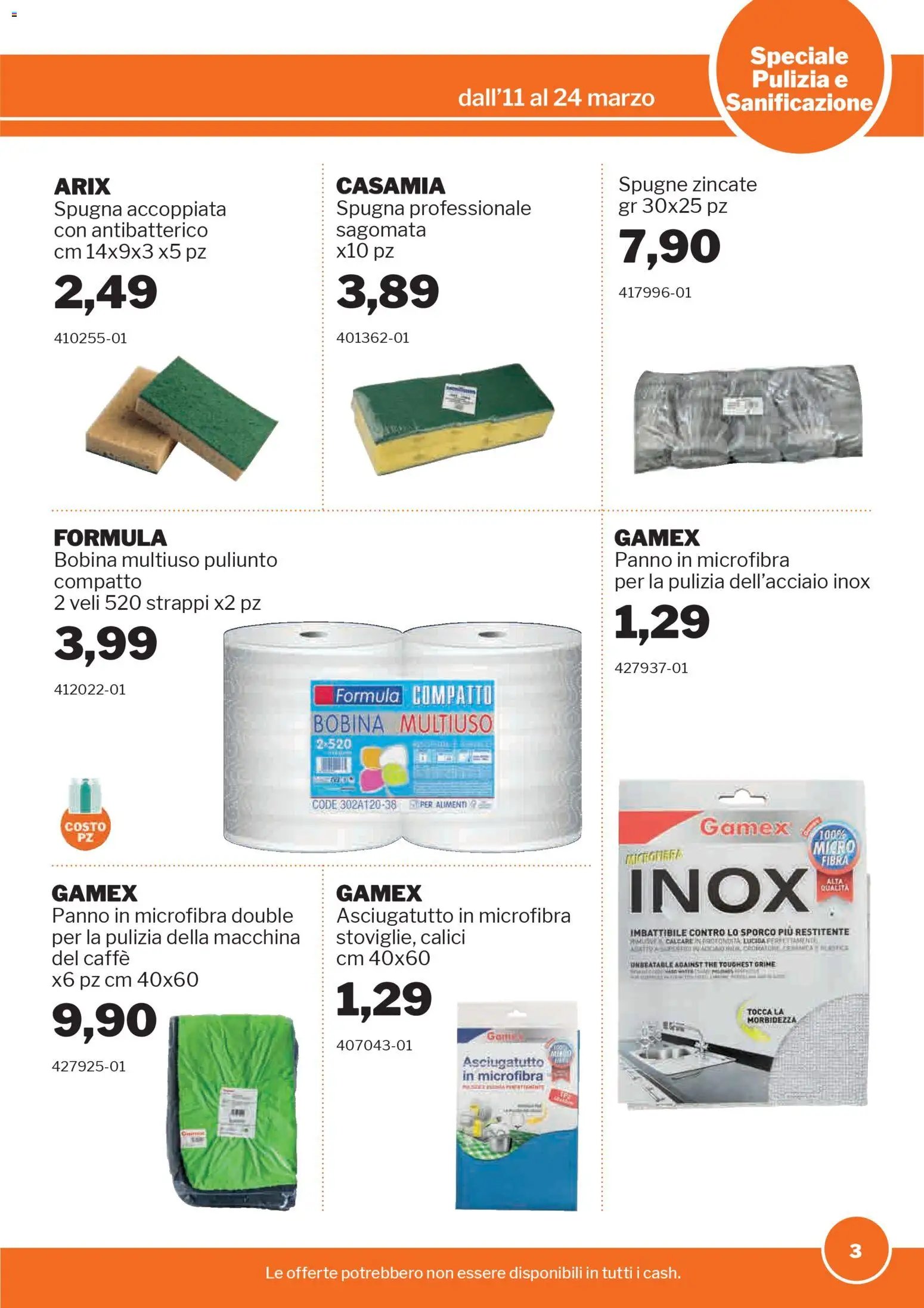 Sogegross volantino Pulizia e sanificazione (2026-03-11 - 2026-03-24)