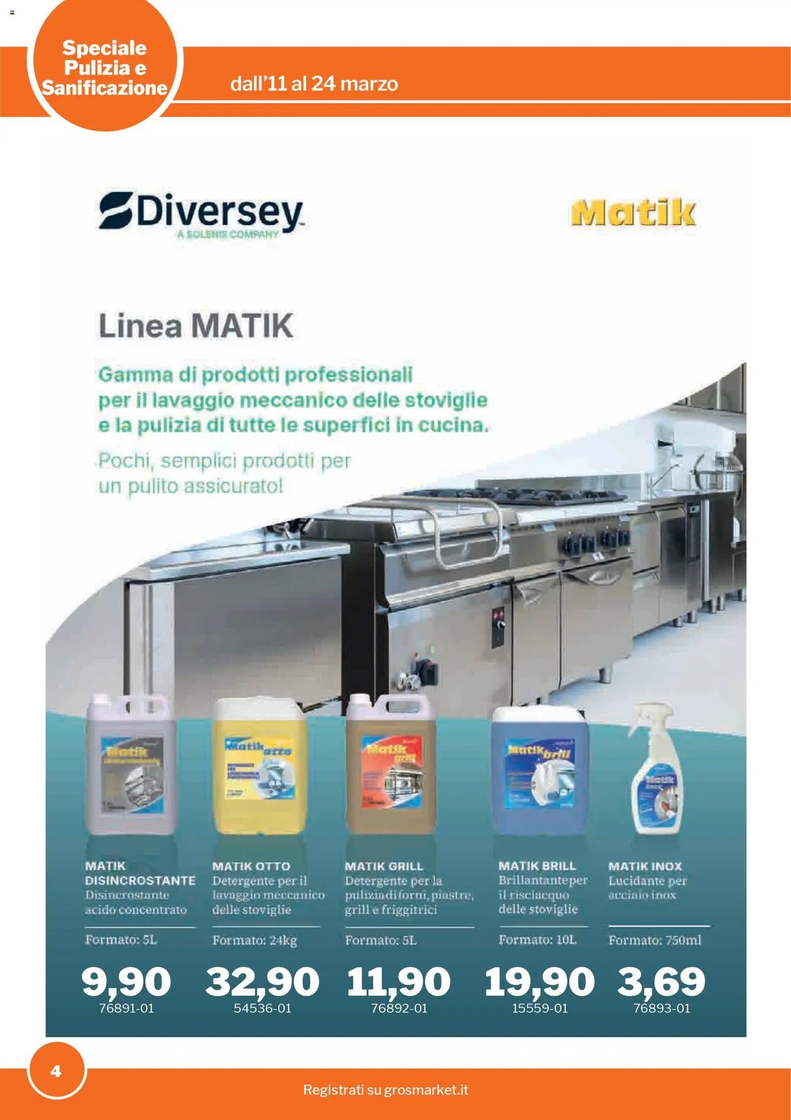 Sogegross volantino Pulizia e sanificazione (2026-03-11 - 2026-03-24)