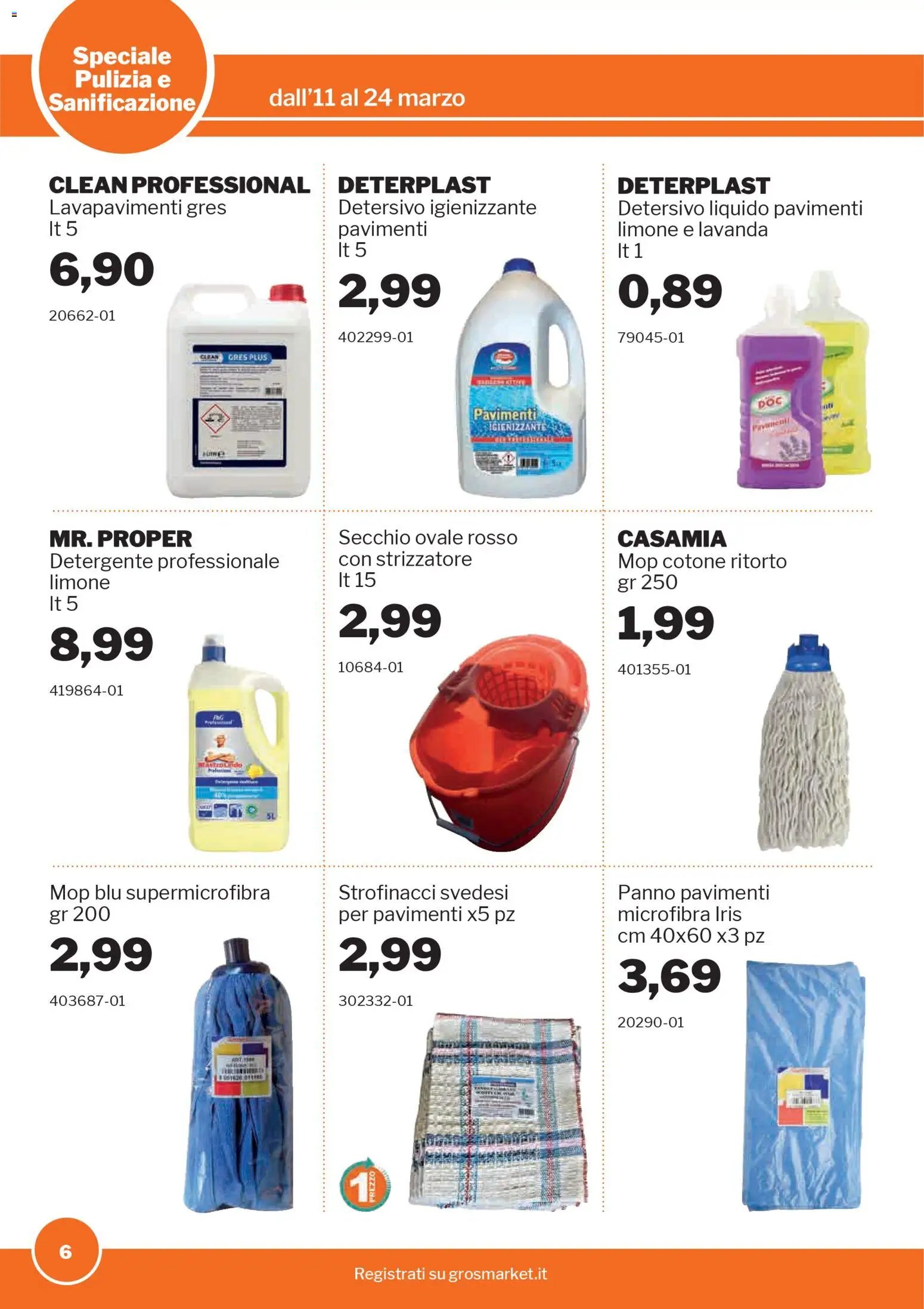 Sogegross volantino Pulizia e sanificazione (2026-03-11 - 2026-03-24)