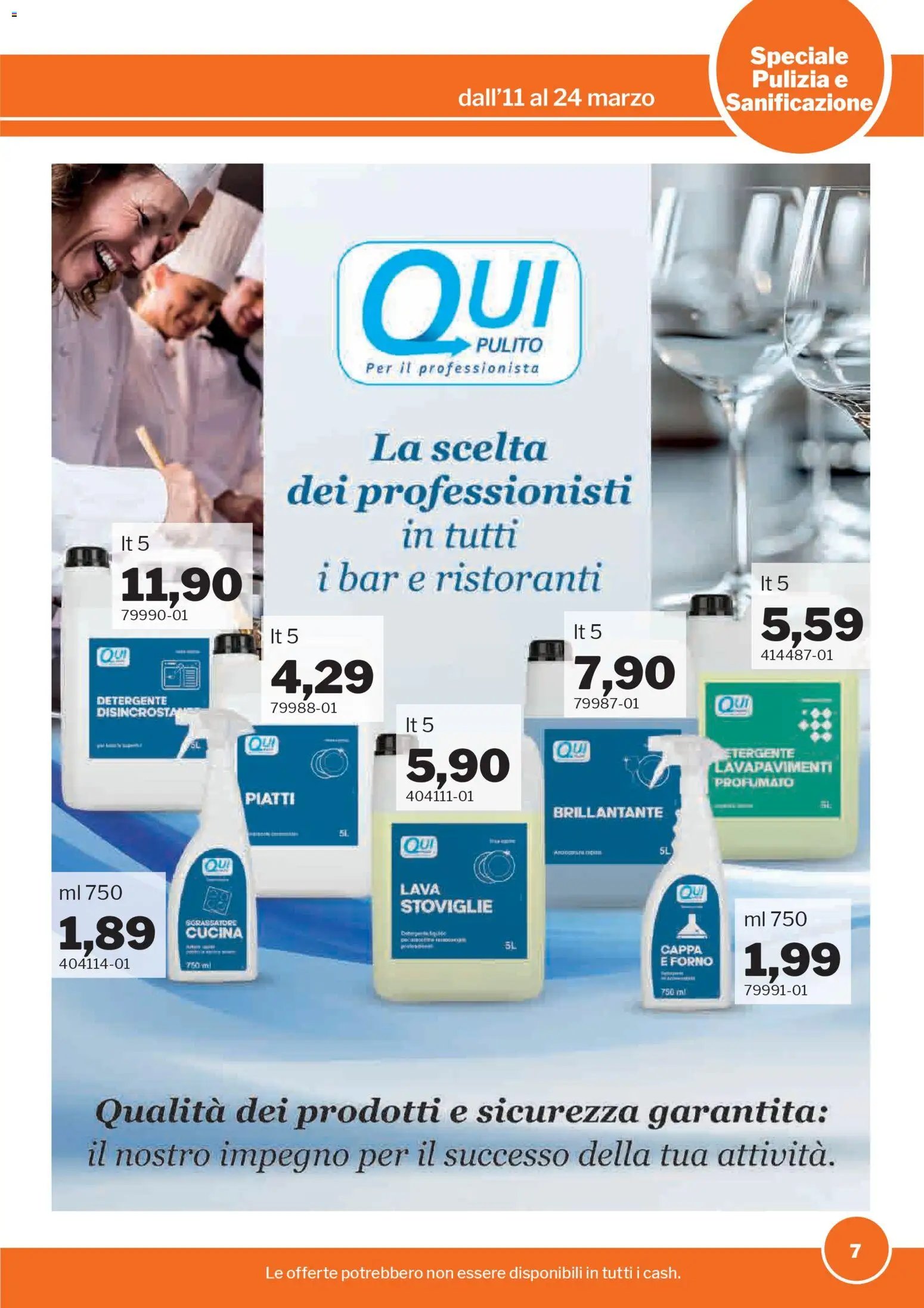 Sogegross volantino Pulizia e sanificazione (2026-03-11 - 2026-03-24)