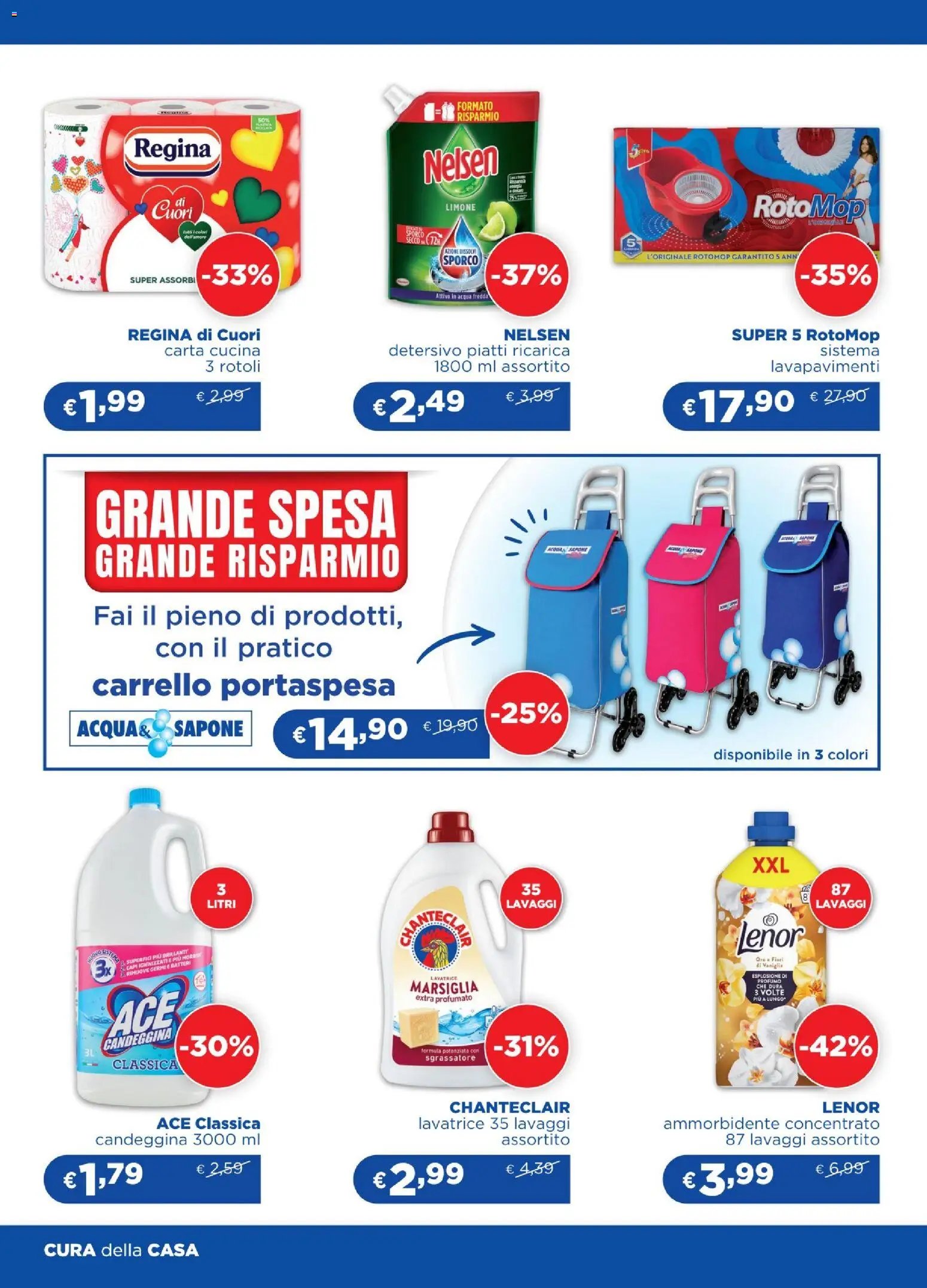 Acqua e Sapone volantino Roma