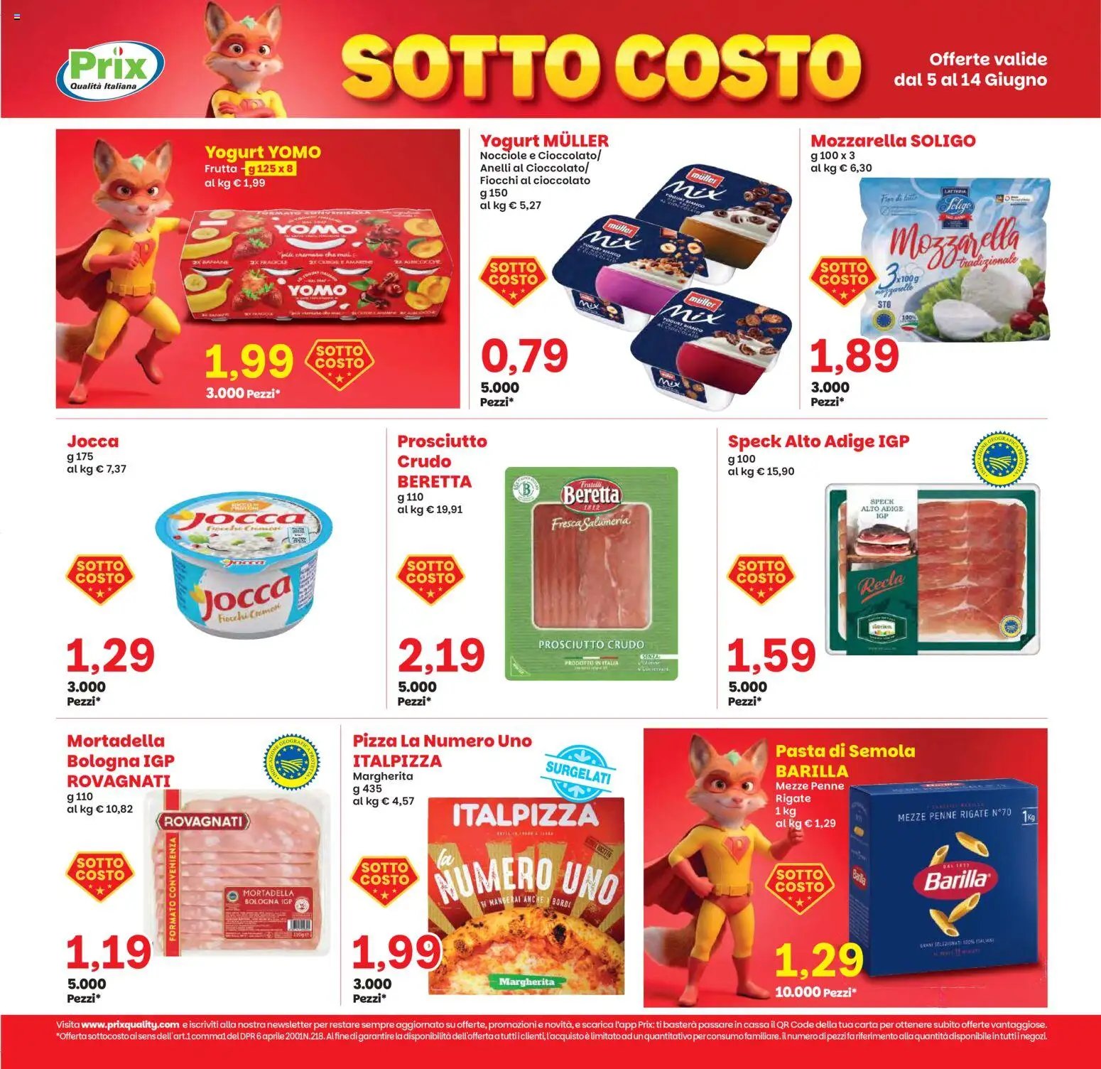 Prix volantino