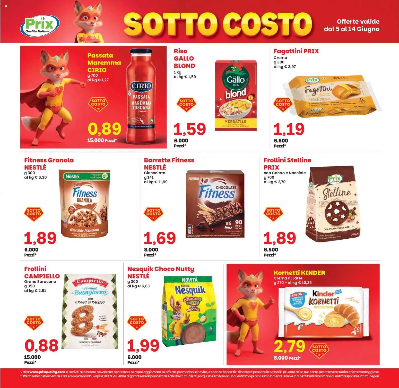 Prix volantino