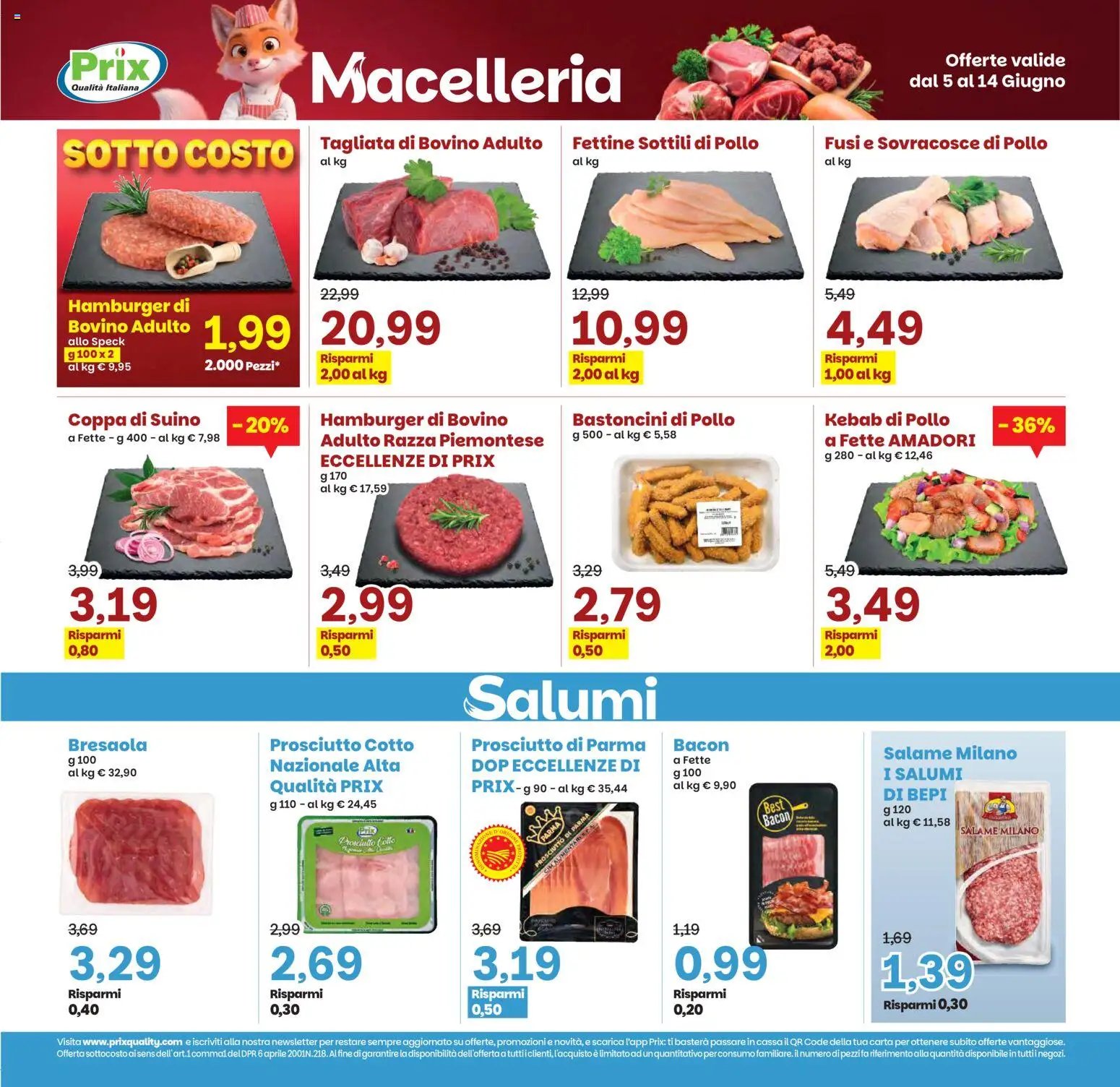 Prix volantino