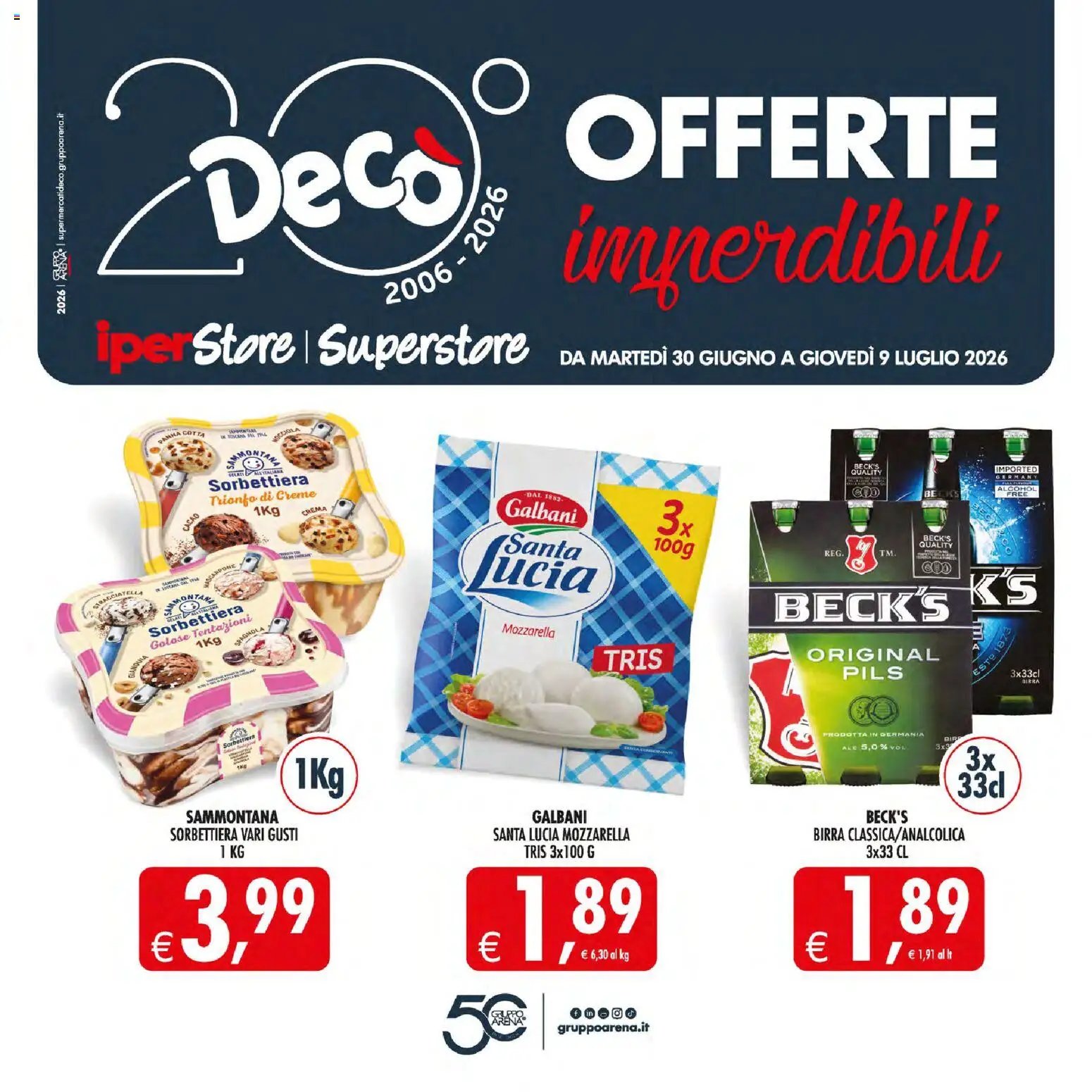 Decò volantino iperStore, Superstore Sicilia