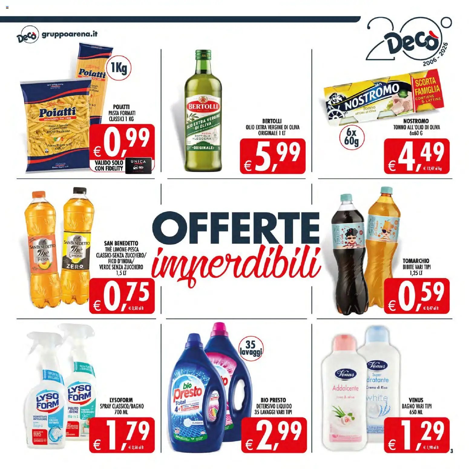 Decò volantino iperStore, Superstore Sicilia