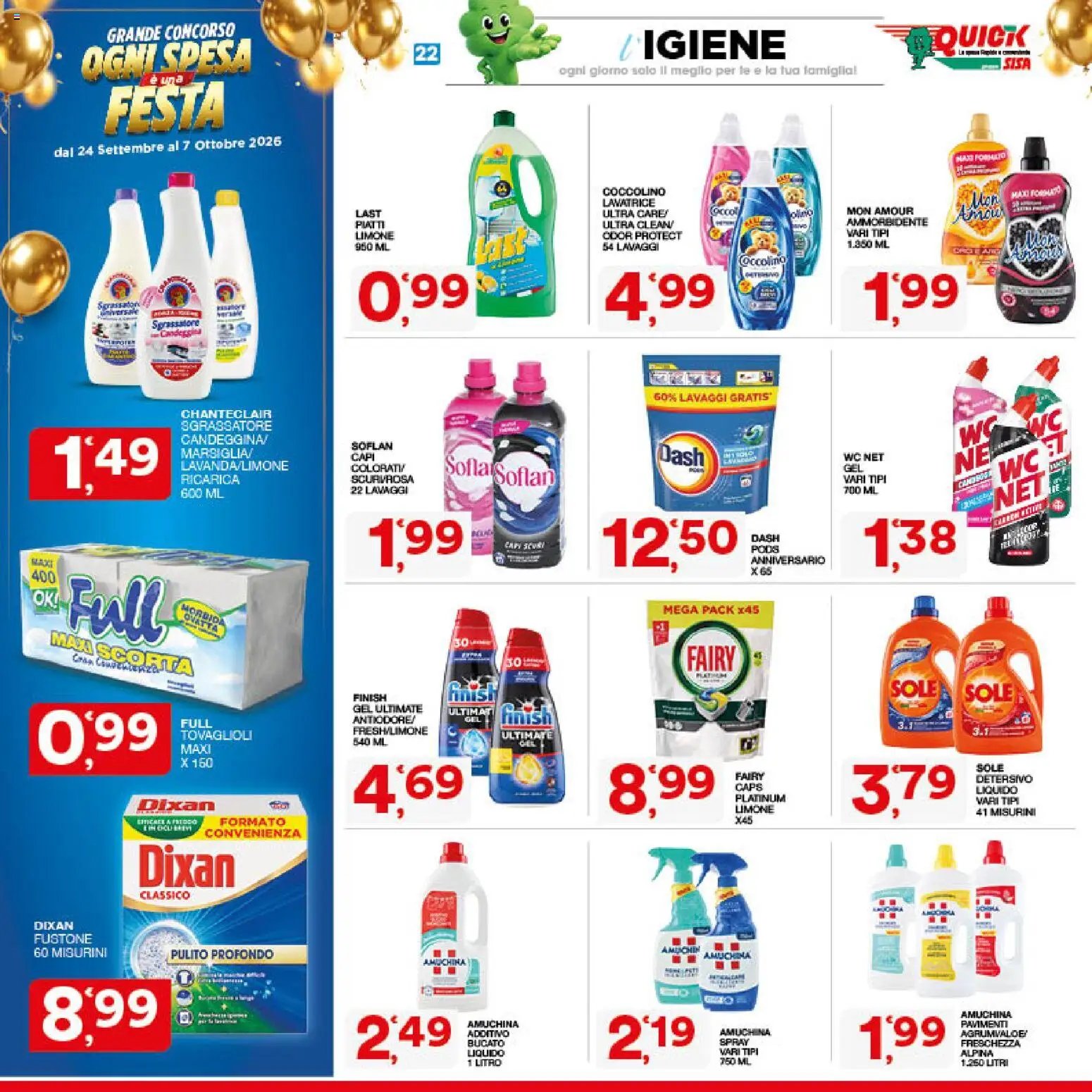 SISA volantino Quick
