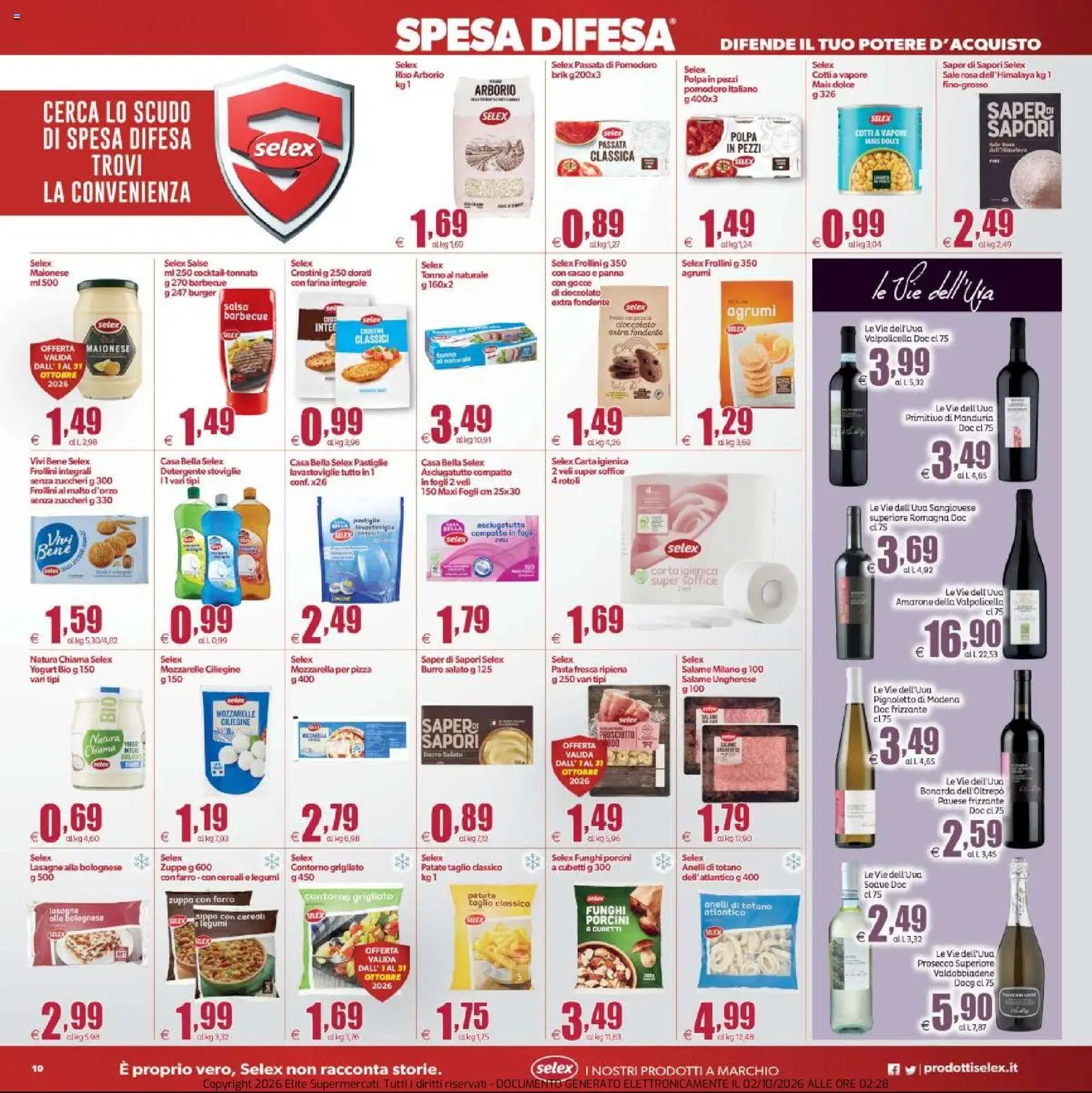 Elite Supermercati volantino Lariano