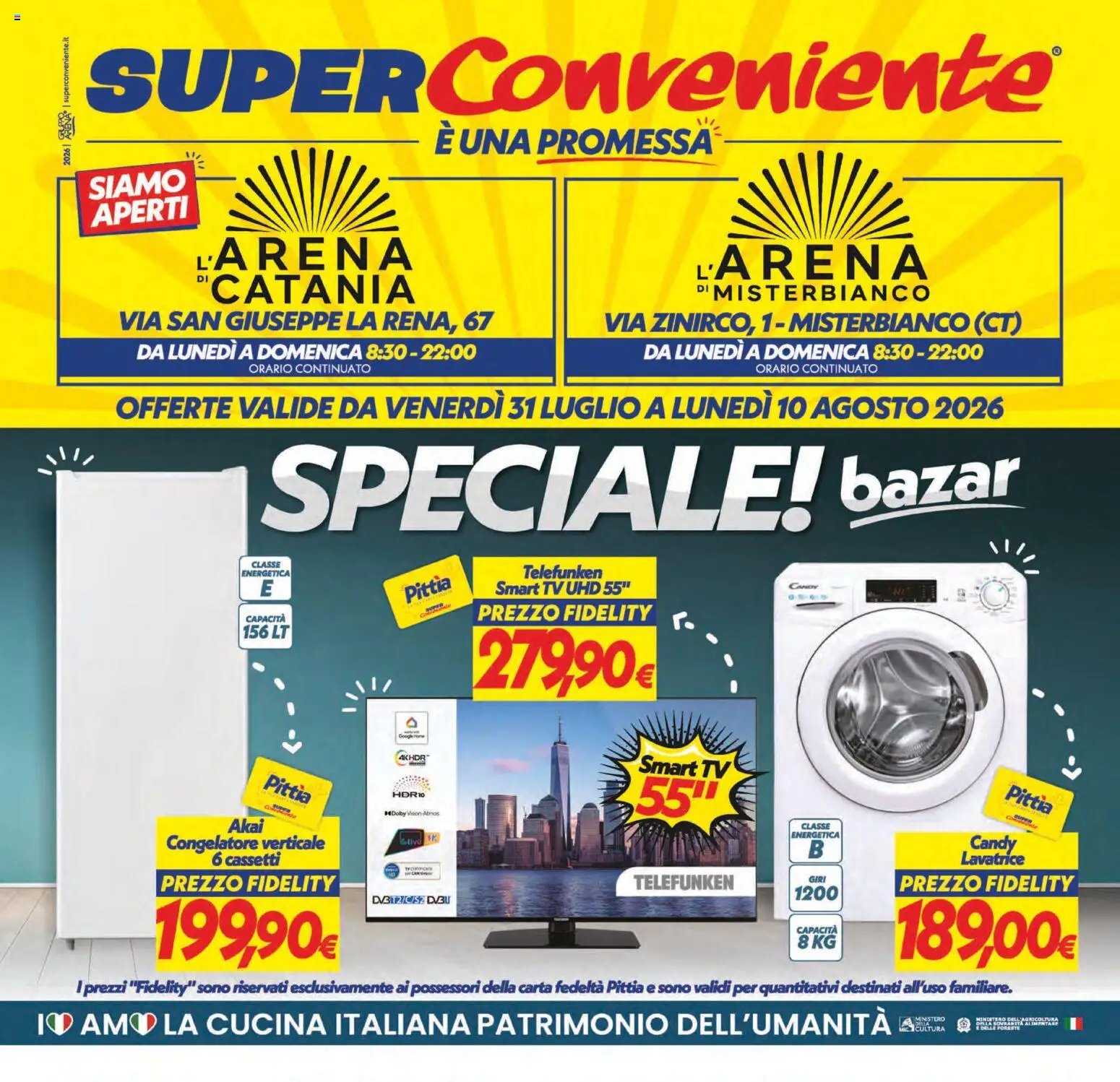 SuperConveniente volantino Catania, Misterbianco
