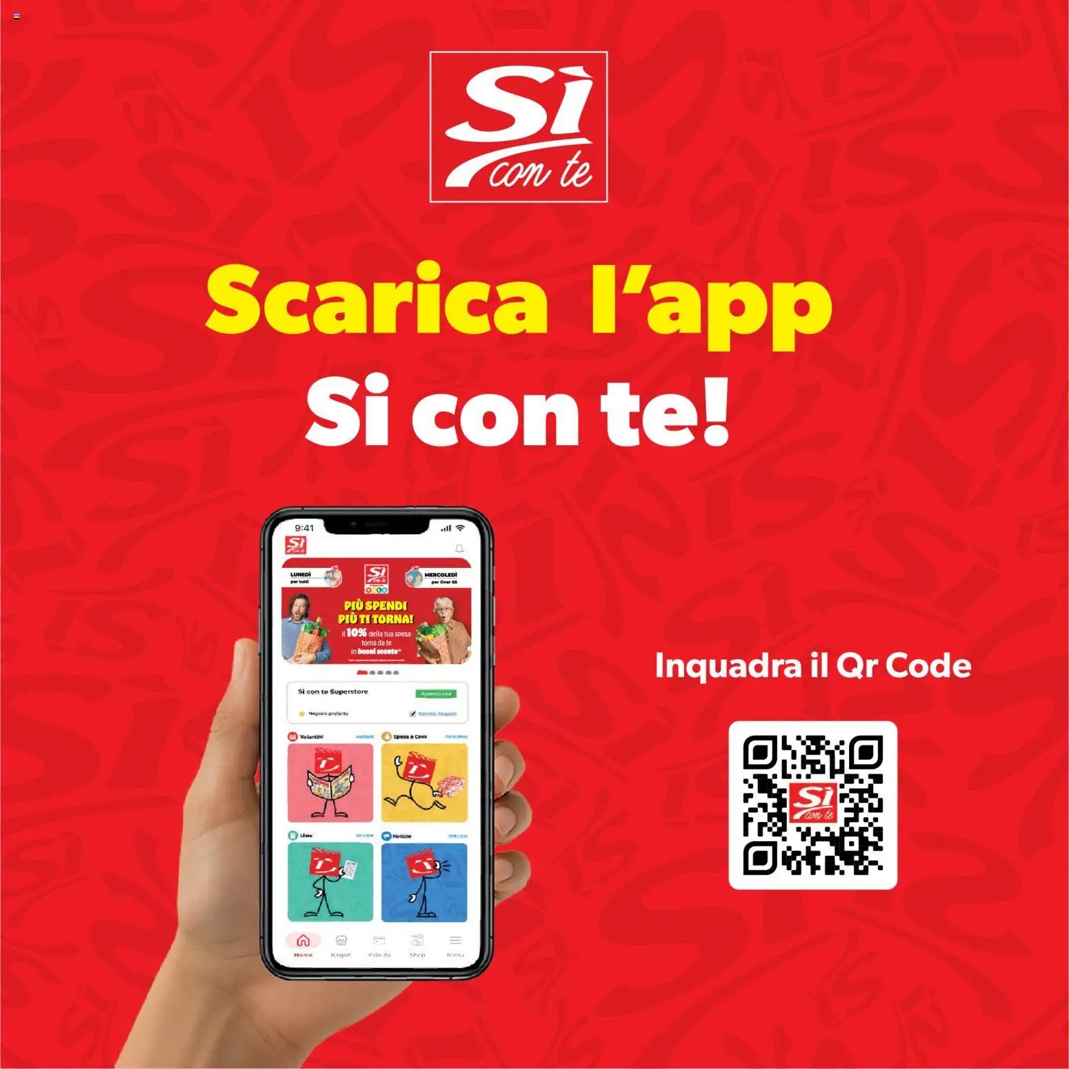 Sì con Te volantino Superstore, Supermercati