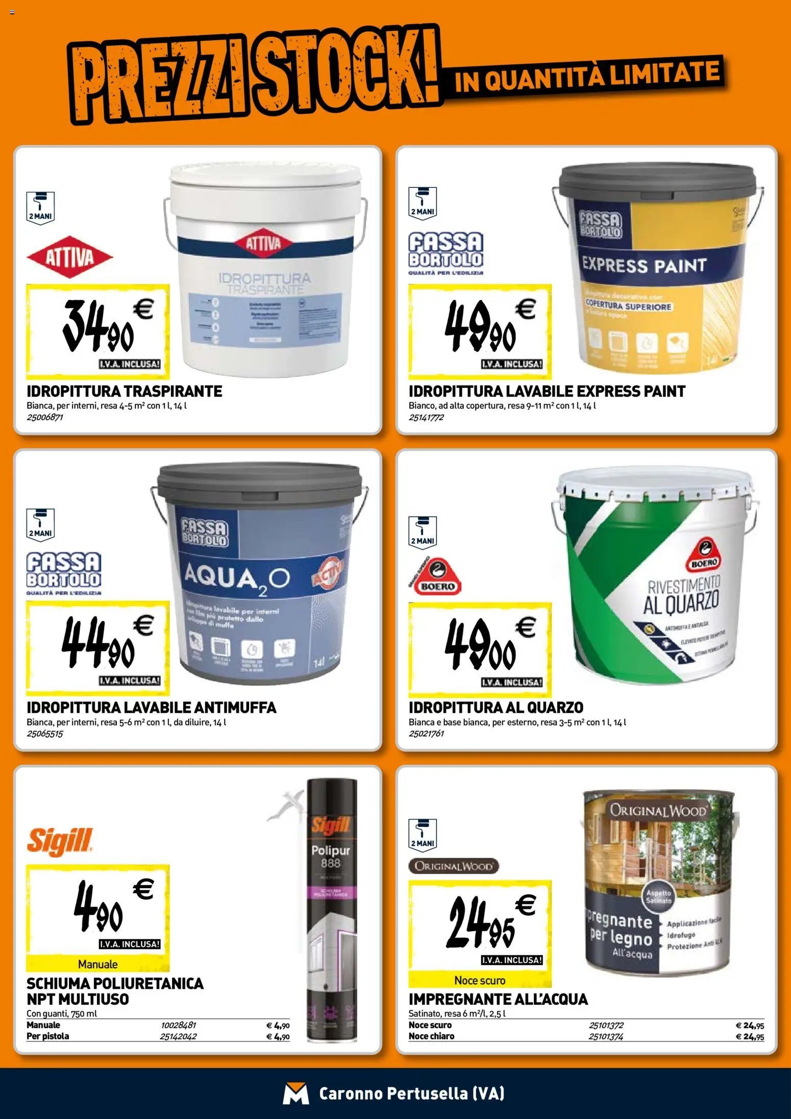 TECNOMAT - Straordinari prezzi stock