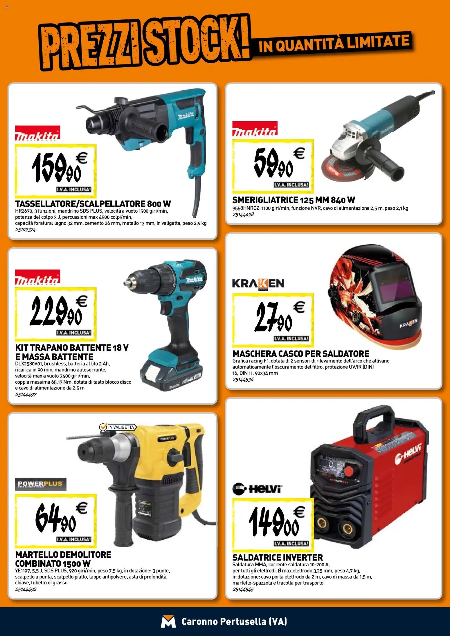 TECNOMAT - Straordinari prezzi stock