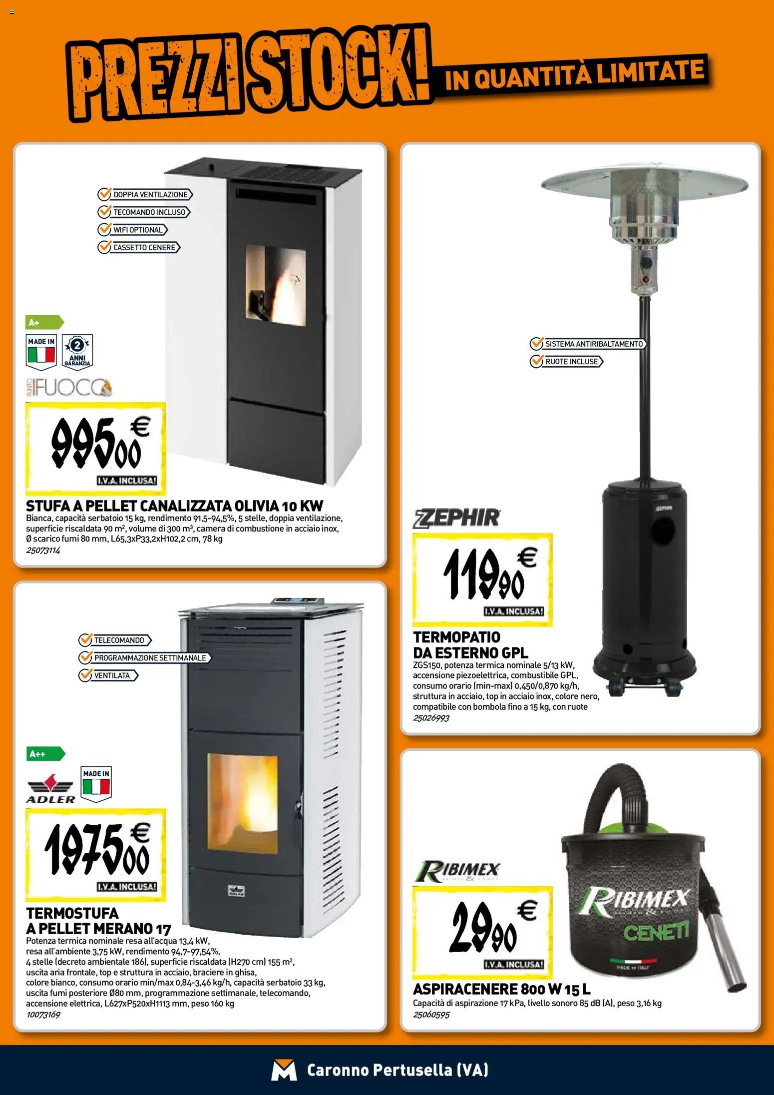 TECNOMAT - Straordinari prezzi stock