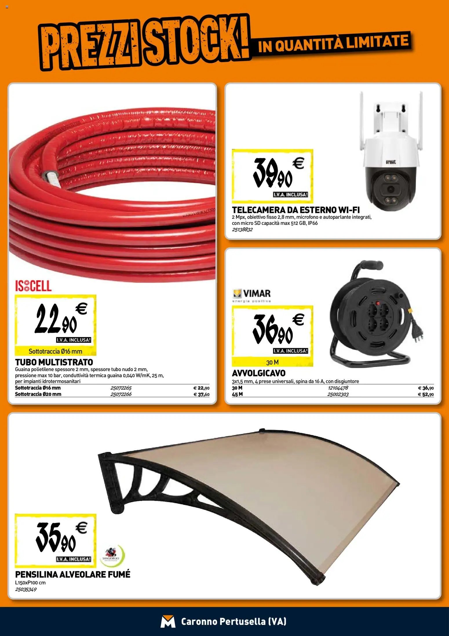 TECNOMAT - Straordinari prezzi stock