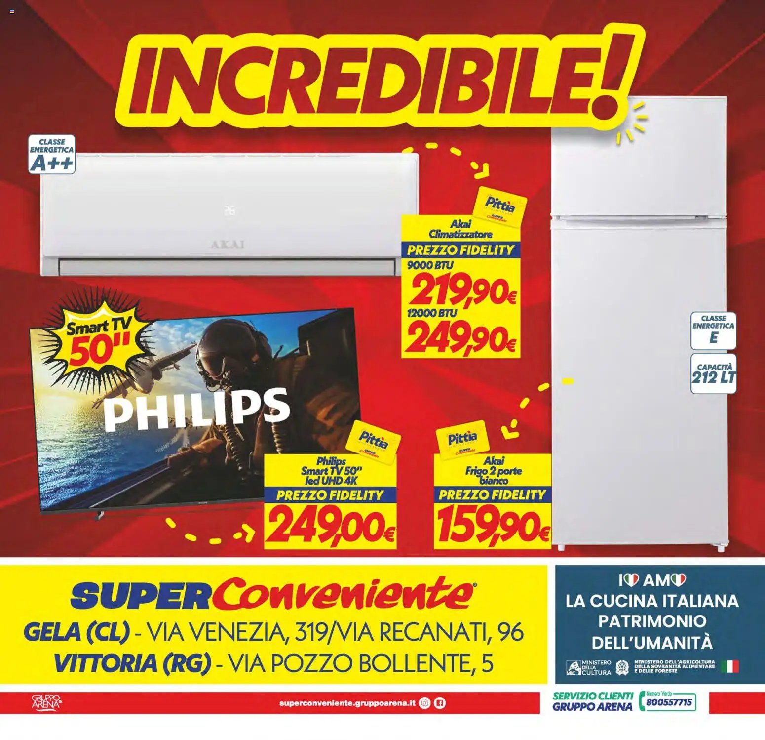 SuperConveniente volantino Gela, Vittoria