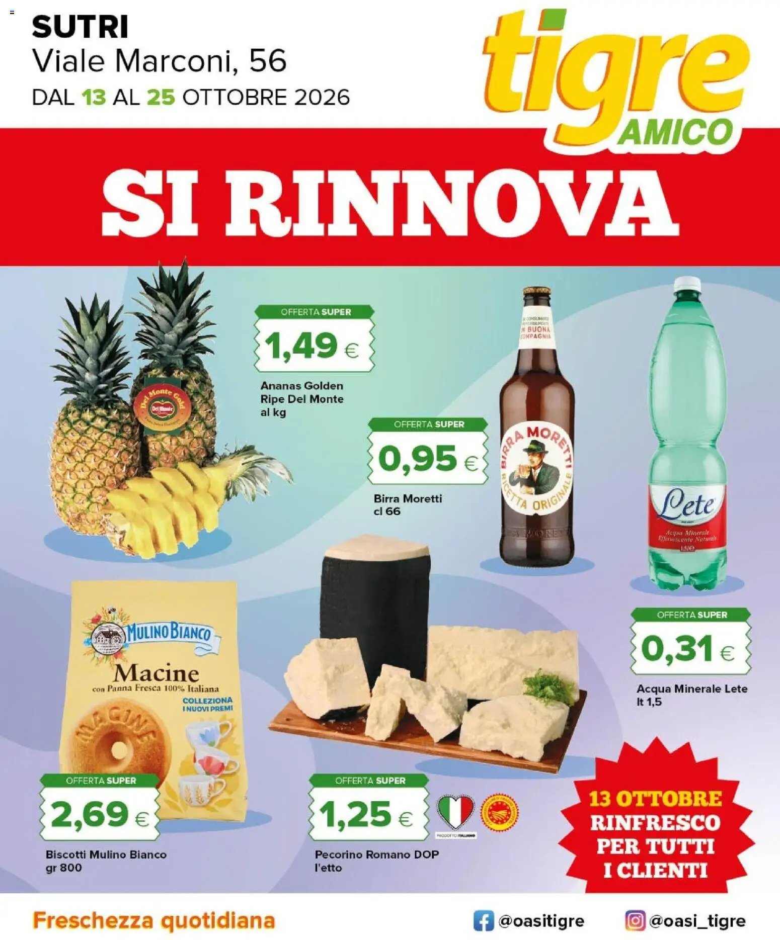 Tigre volantino Amico Sutri