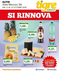 Tigre volantino Amico Sutri