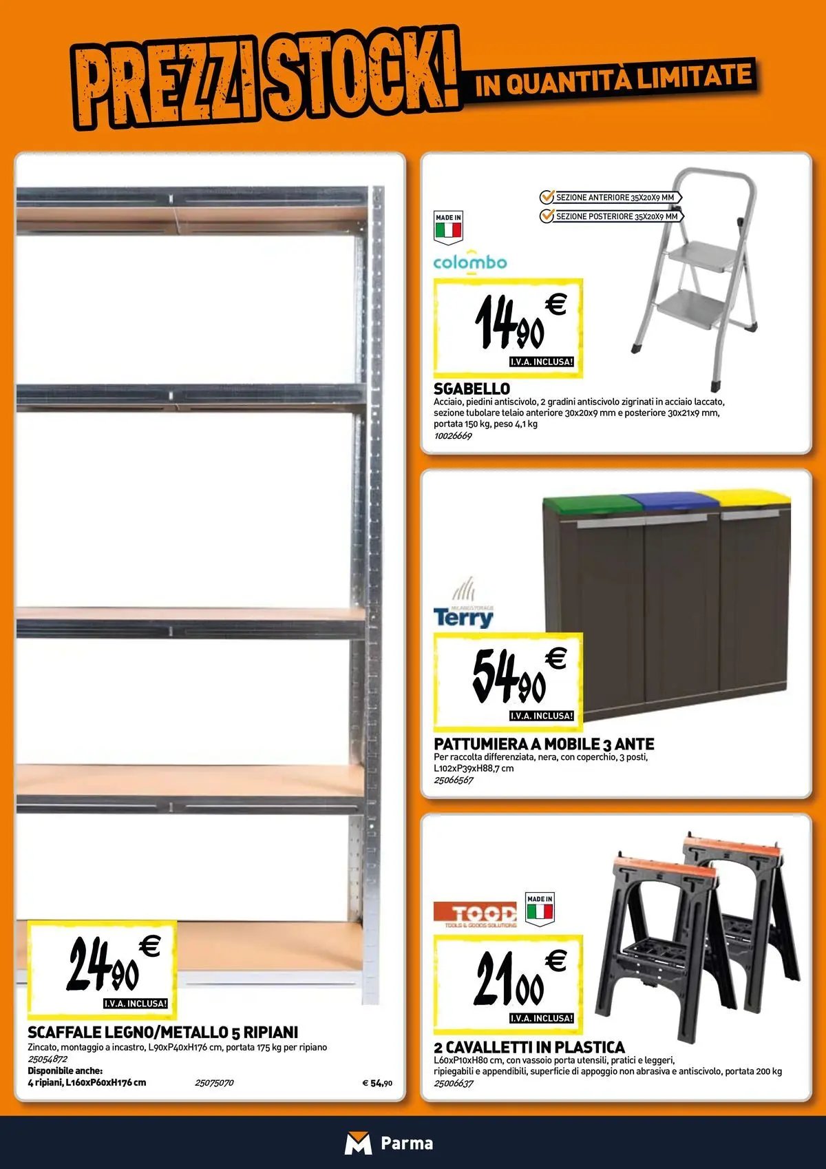 TECNOMAT - Straordinari prezzi stock!