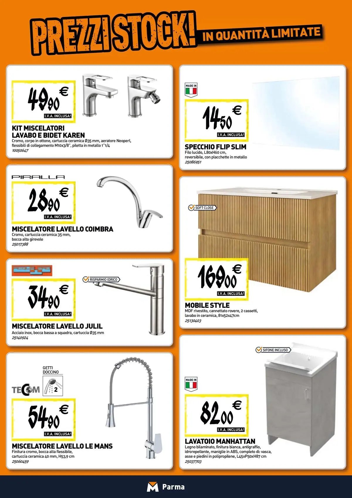 TECNOMAT - Straordinari prezzi stock!