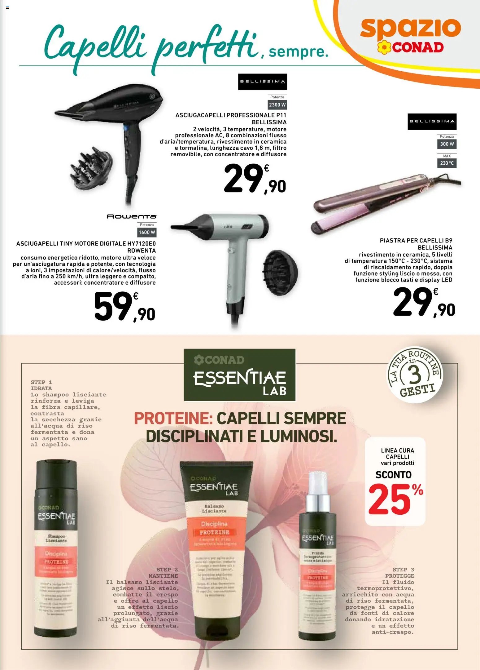 Spazio Conad volantino Bellezza